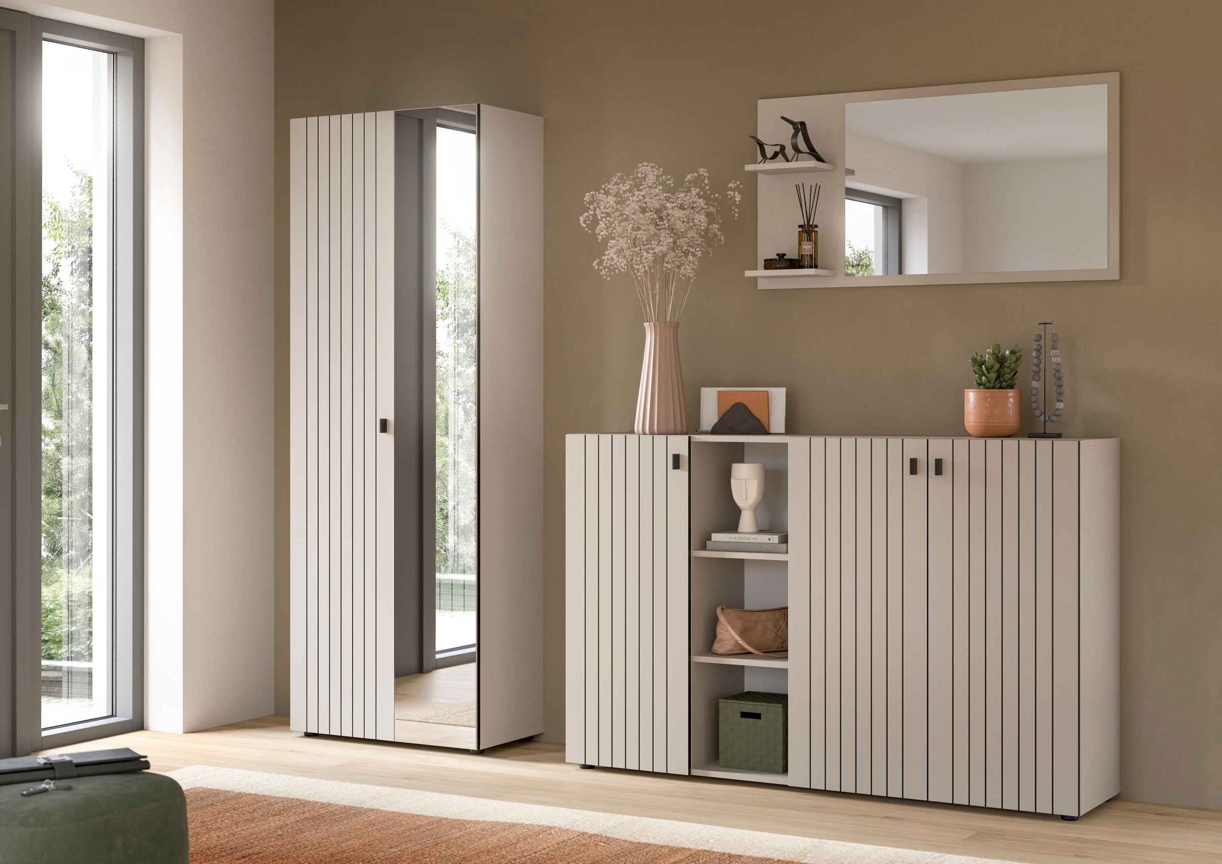 INOSIGN Garderoben-Set »TATIO, 3-tlg. Garderobenkombination, Breite: 235 cm günstig online kaufen