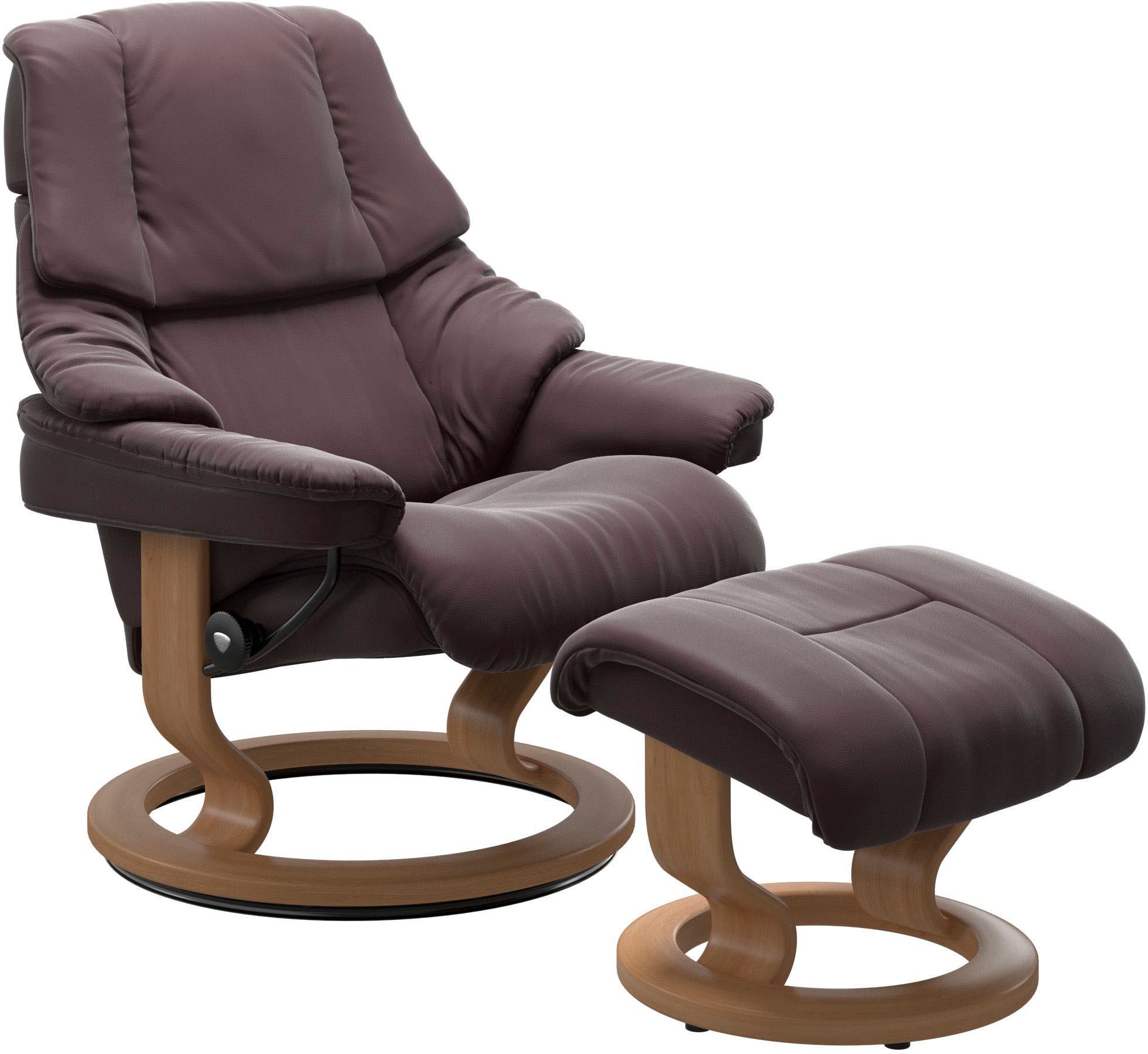 Stressless® Relaxsessel »Reno«, mit Classic Base, Größe S, M & L, Gestell Eiche