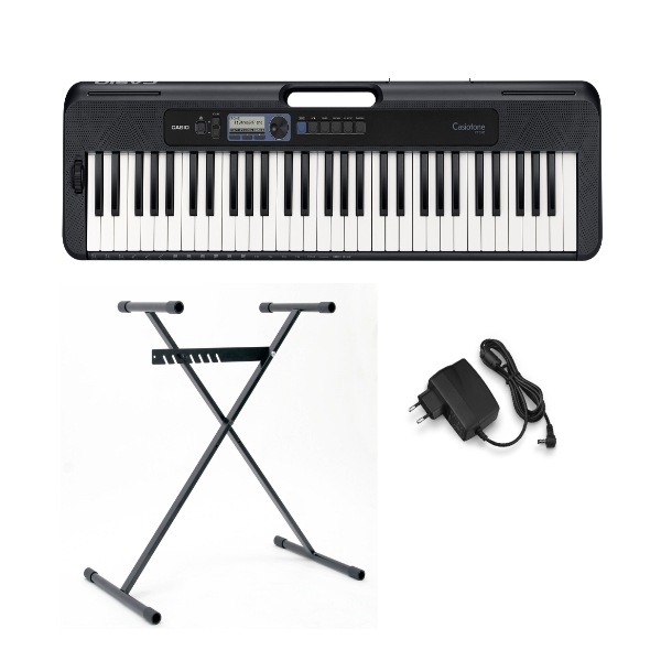 CASIO Home-Keyboard »CT-S300« inkl. Keyboardstativ Schwarz