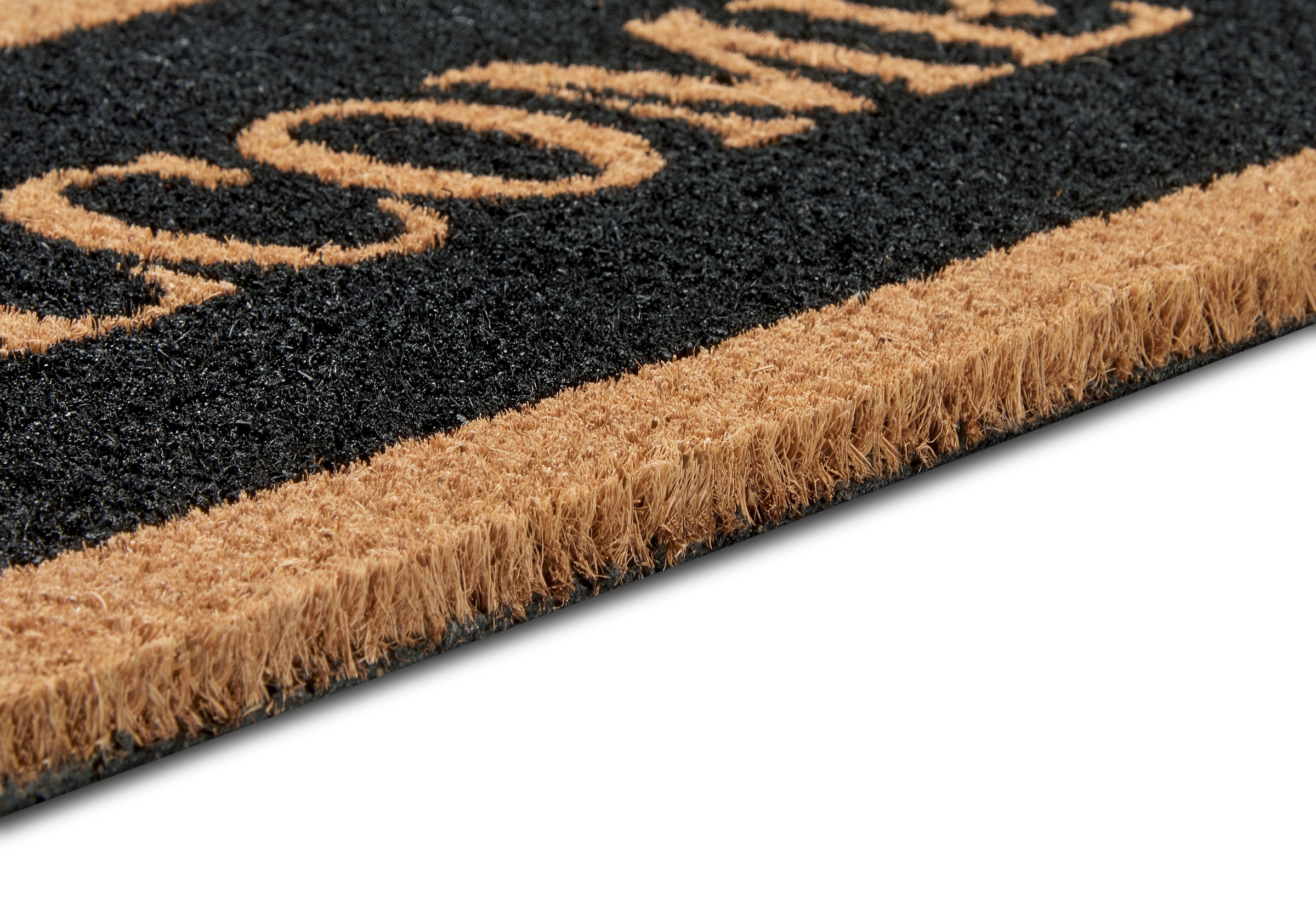 HANSE Home Fußmatte »Mix Mats Kokos Welcome Border, Türmatte«, rechteckig, 15 mm Höhe, Kokos, Schmutzfangmatte, Outdoor, Rutschfest, Innen, Kokosmatte, Flur