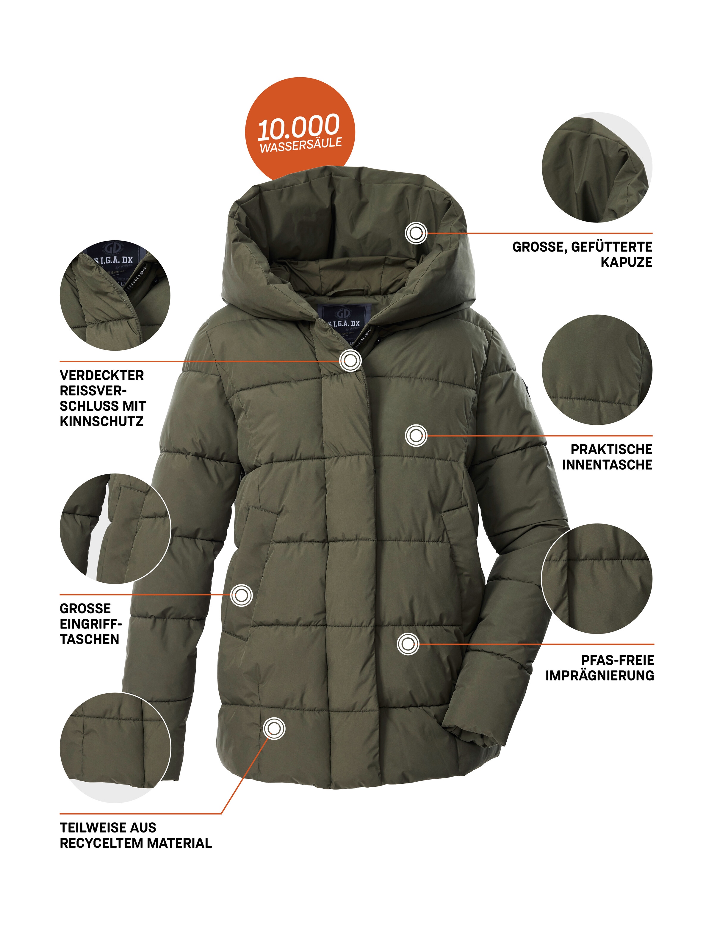 G.I.G.A. DX by killtec Steppjacke »GW 57 WMN QLTD JCKT«