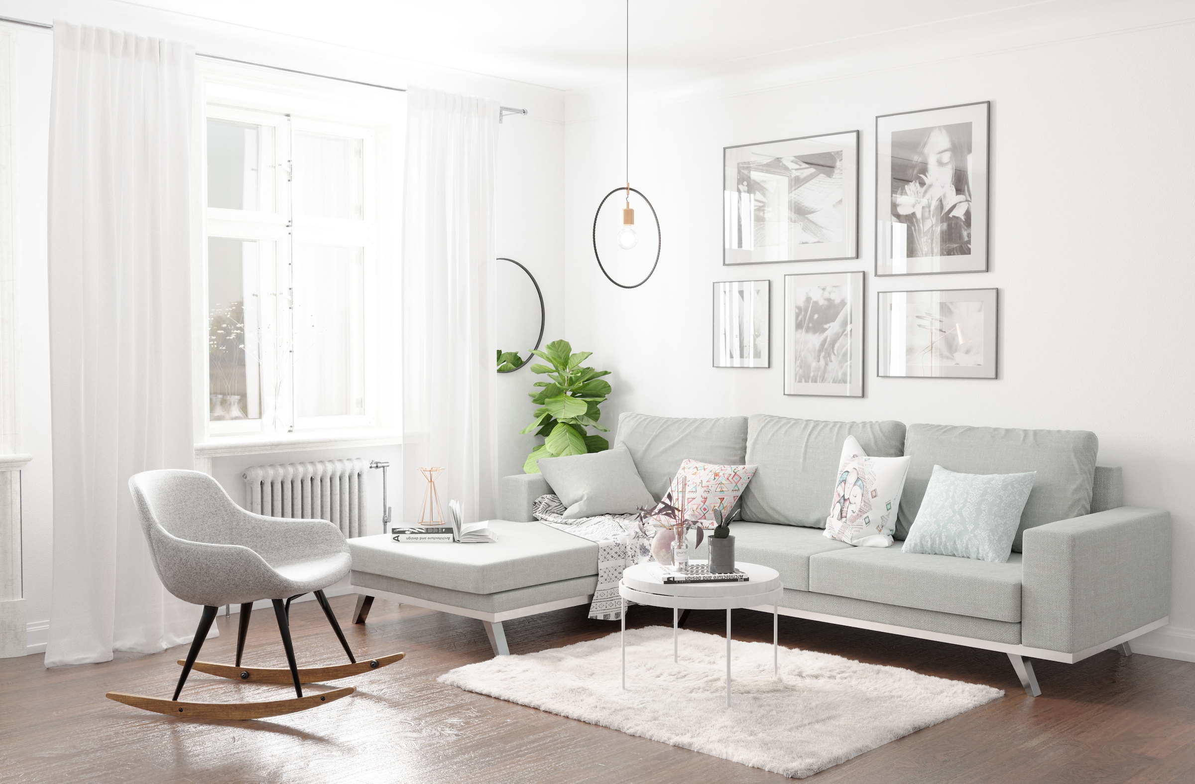 HOMING Gardine »Oskar«, (1 St.), Fertigschal