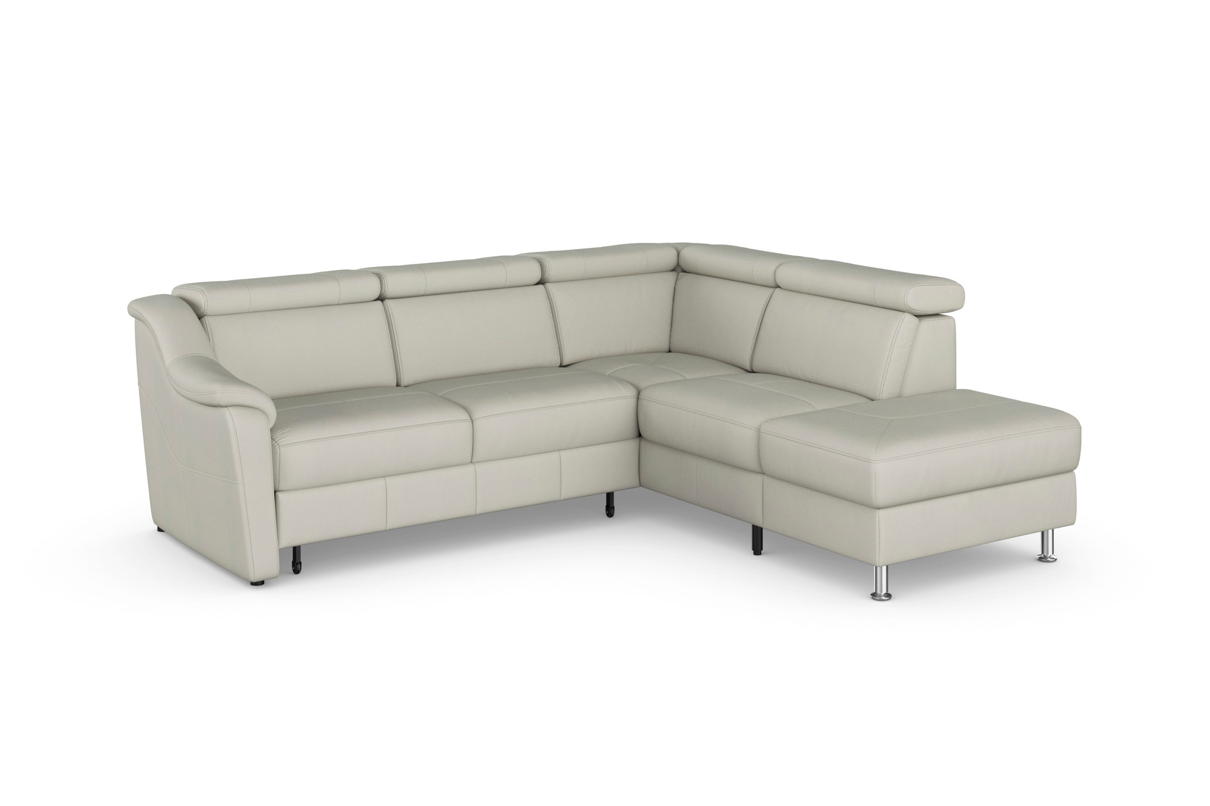 sit&more Ecksofa »Freetown L-Form«, inklusive Kopfteilverstellung und komfortablem Federkern