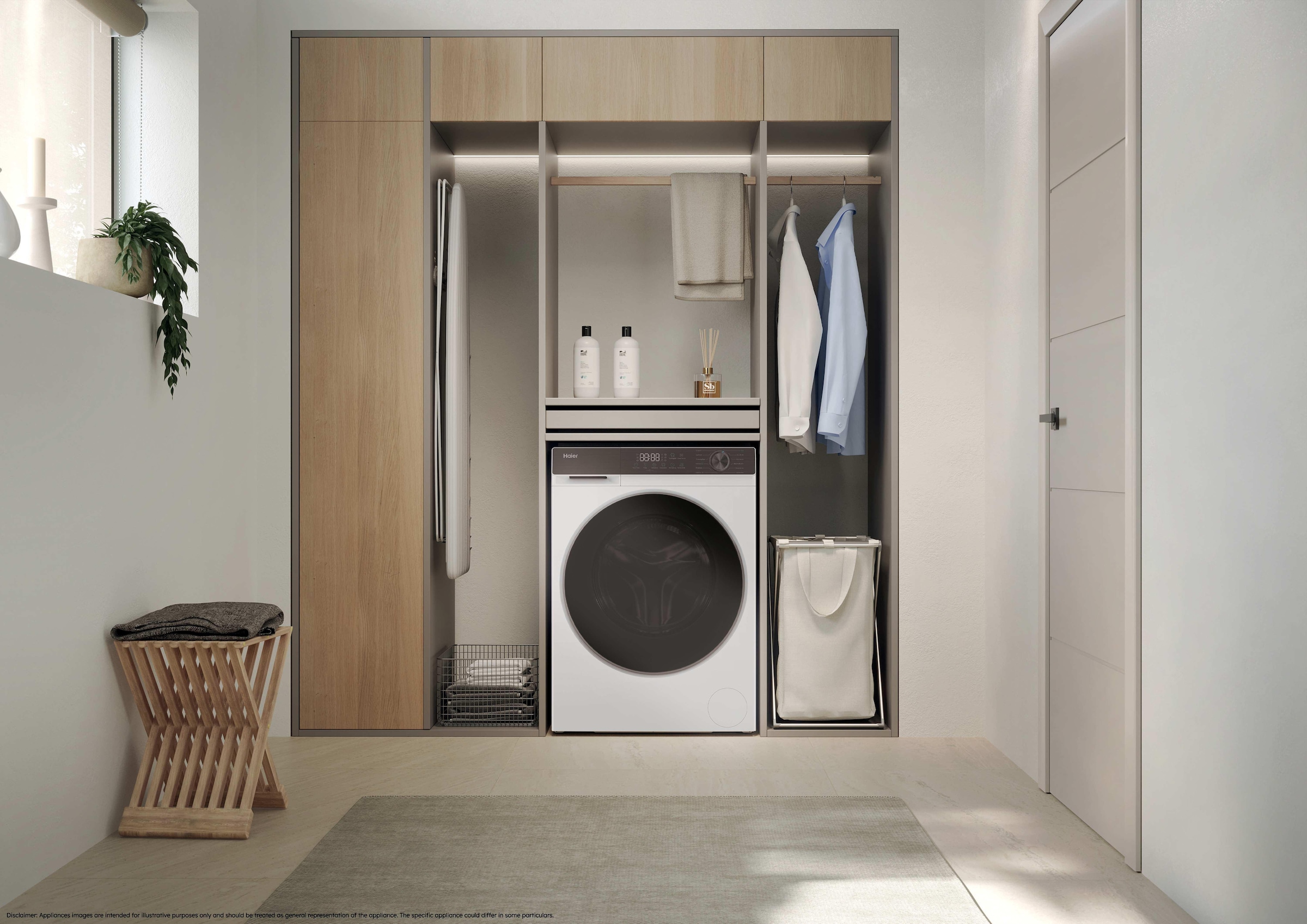 Haier Waschtrockner »HWD80-BP14637T« 8 kg /5 kg 72 dB(A) Smart AI Automatikprogramm