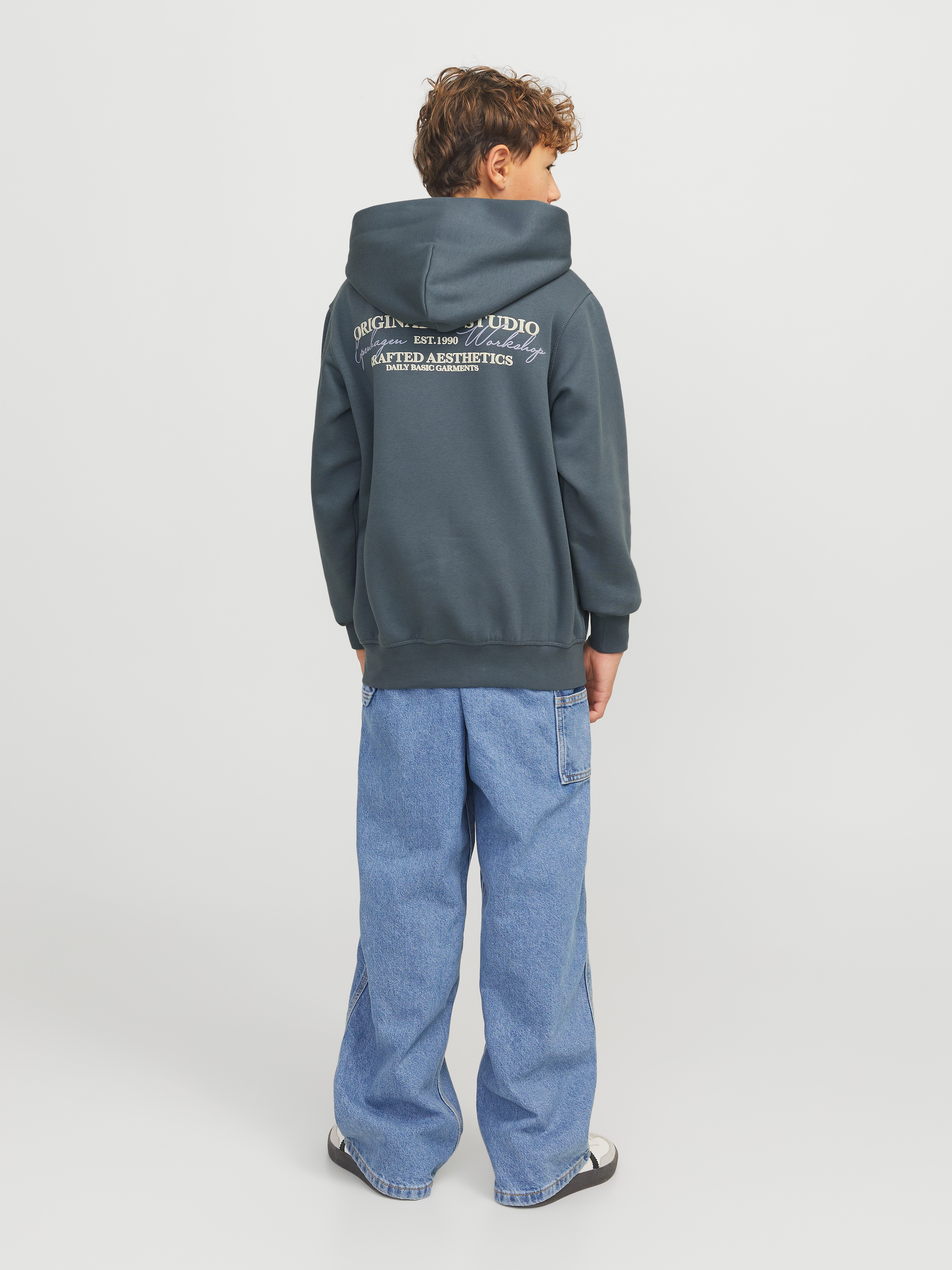Jack & Jones Junior Kapuzensweatshirt »JORISLINGTON BACK SWEAT HOOD SN JNR«