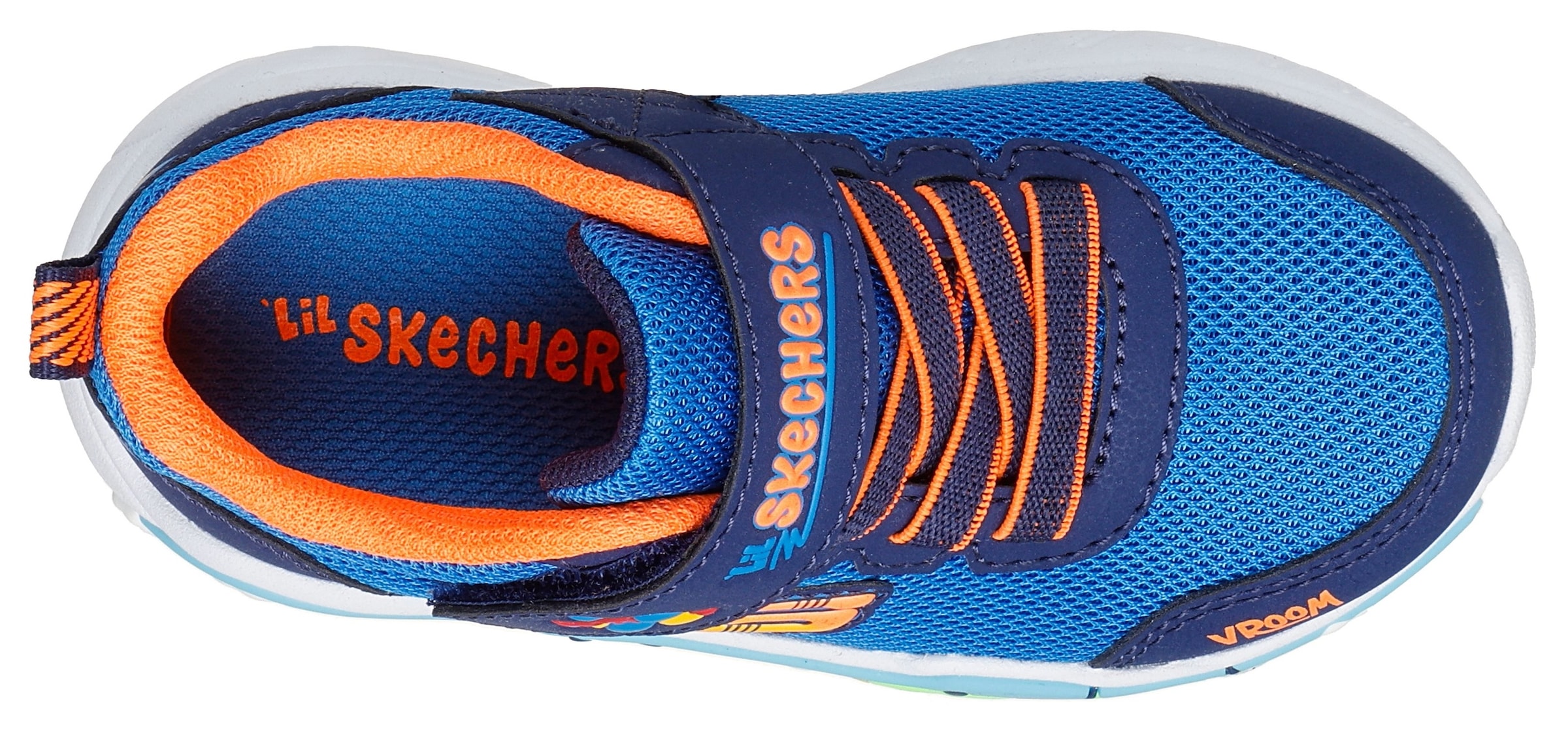 Skechers Sneaker »PLAY SCENE«, Freizeitschuh mit bedruckter Sohle, Größenschablone zum Download