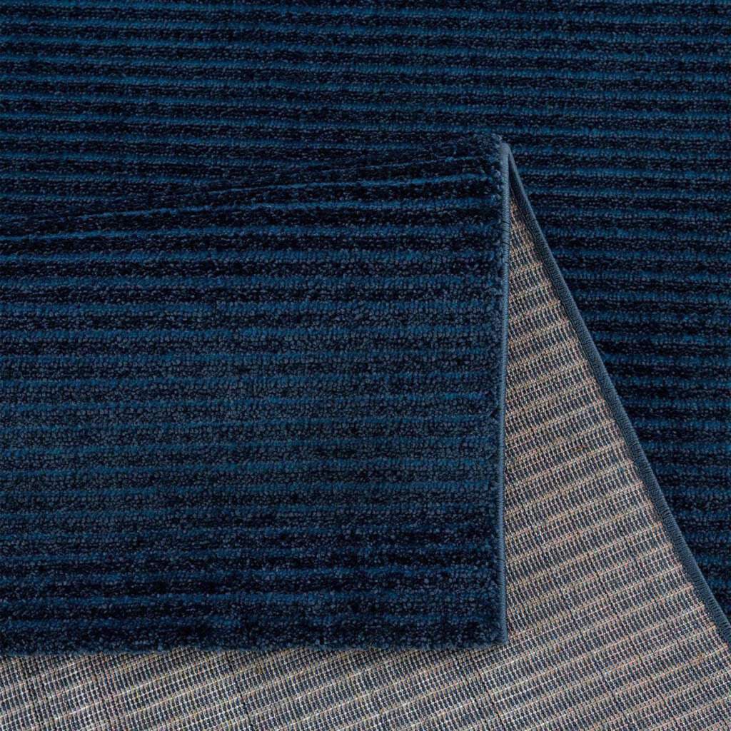Carpet City Teppich »Friseé-Teppich FANCY900«, rechteckig, 12 mm Höhe, Läufer, Kurzflor, Einfarbig, 3D-Optik, Streifen Look, Wohnzimmer