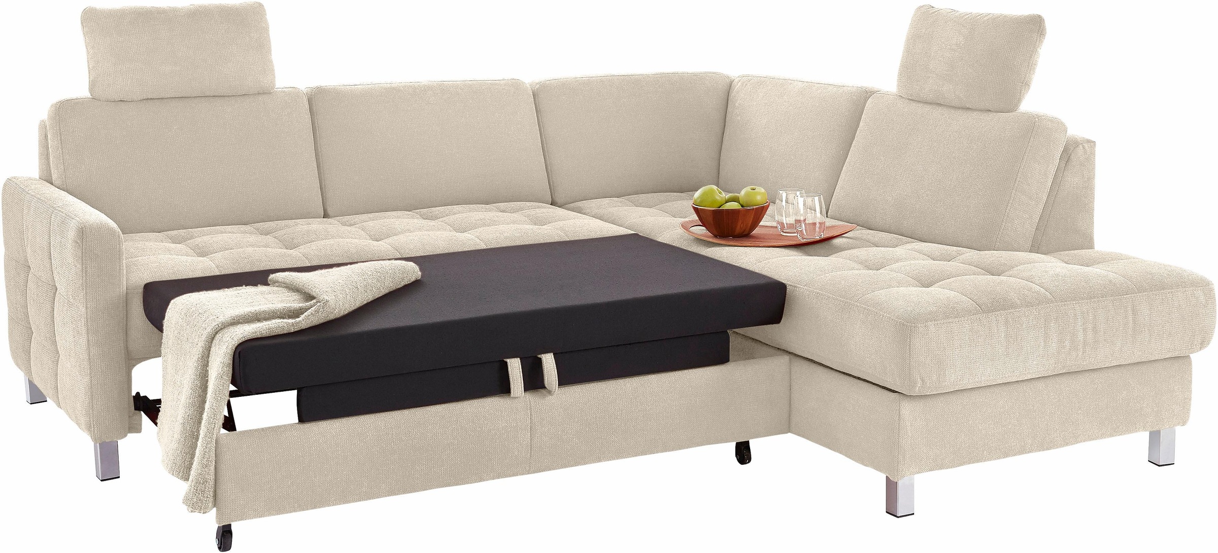 sit&more Ecksofa "Mailand L-Form", wahlweise mit Bettfunktion günstig online kaufen