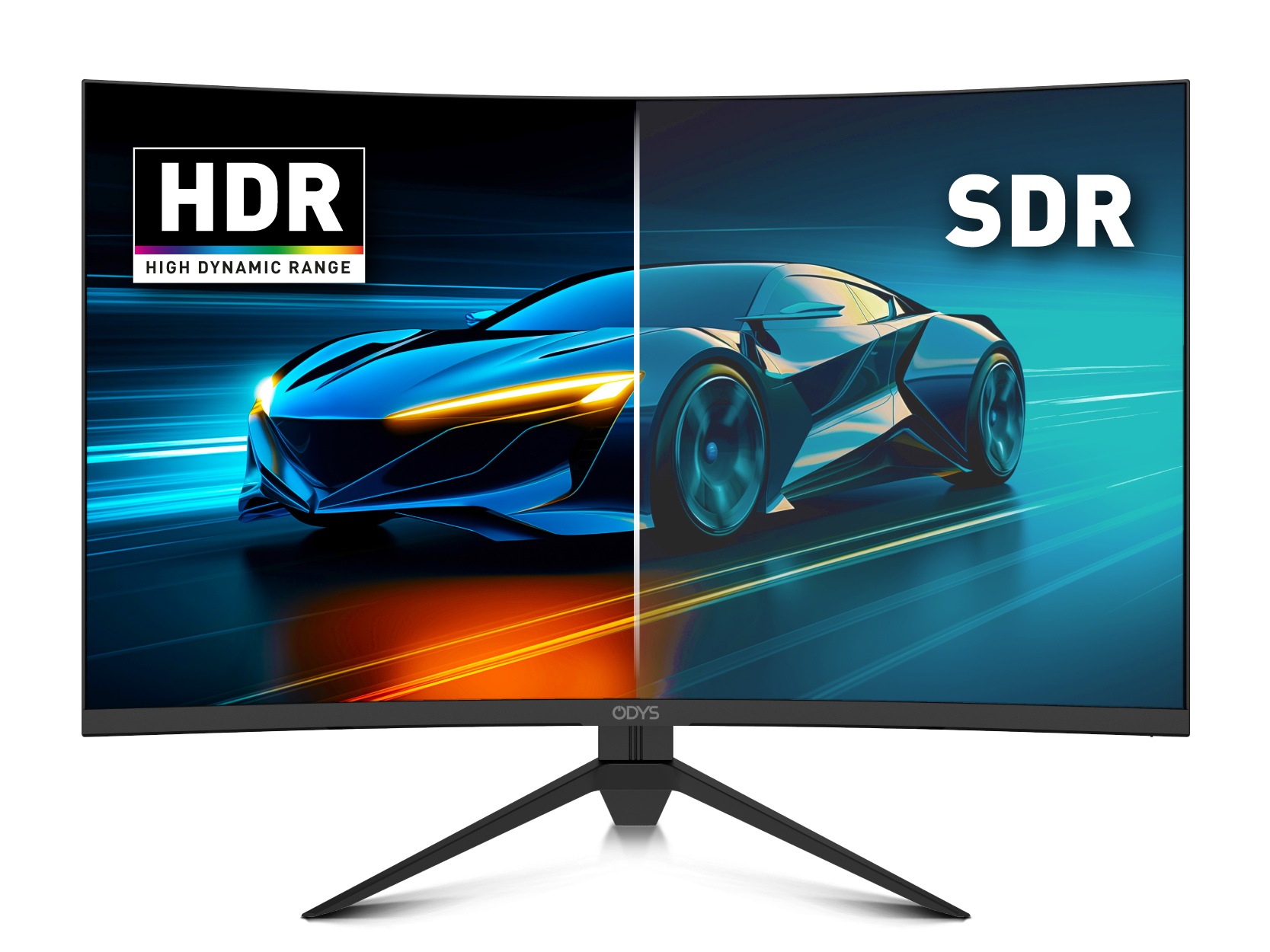 Odys Curved-Gaming-Monitor »XP32-X«, 80 cm/32 Zoll, 2560 x 1440 px, WQHD, 1 ms Reaktionszeit, 180 Hz, neigbar