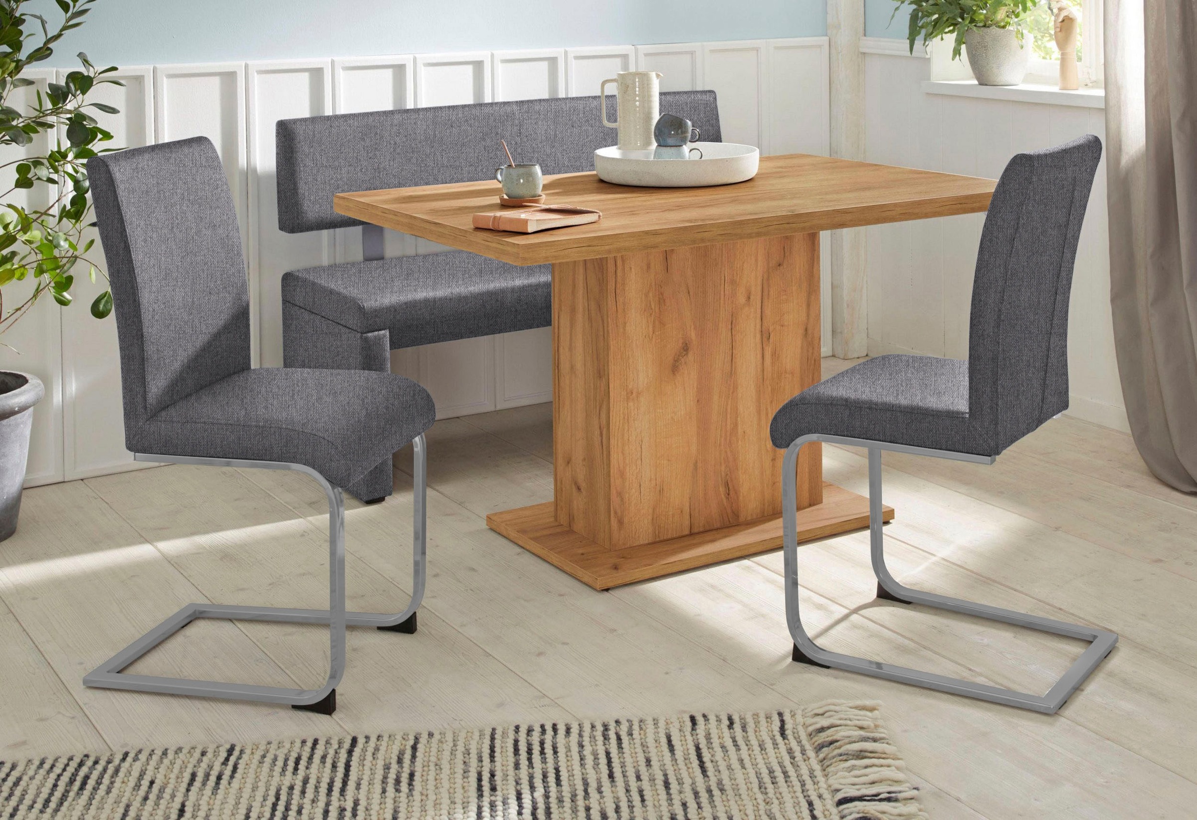 Home affaire Sitzbank "Charissa" mit Lehne, Breite 140, 160 oder 180 cm günstig online kaufen