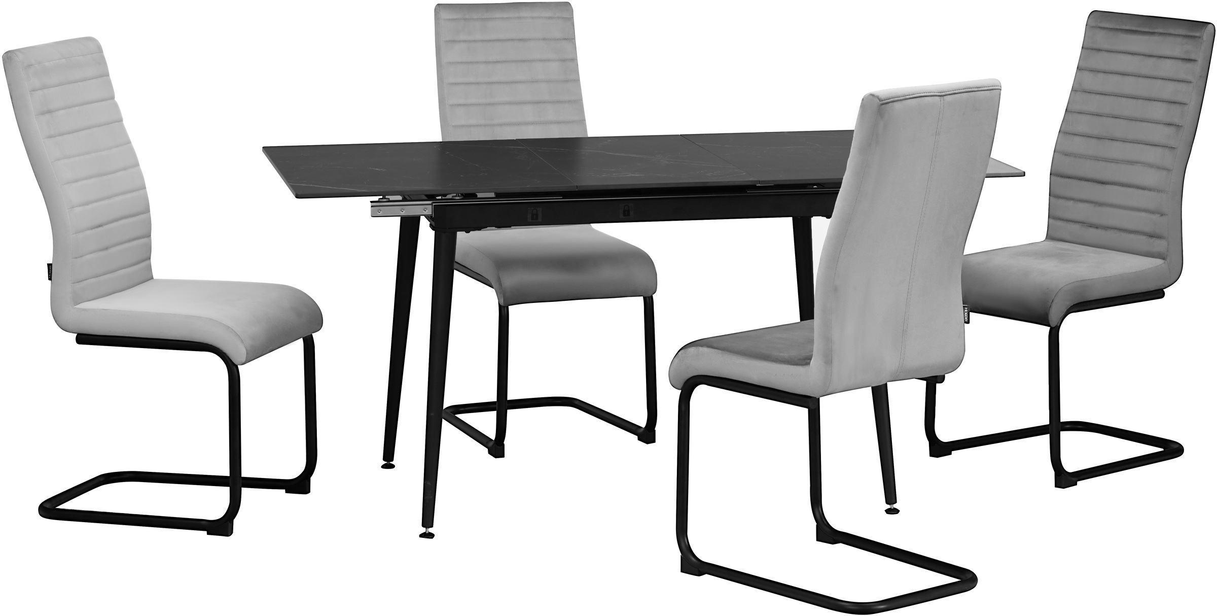 Home affaire Essgruppe »Elbach, TOPSELLER!«, (Set, 5 tlg.), Tisch ausziehba günstig online kaufen