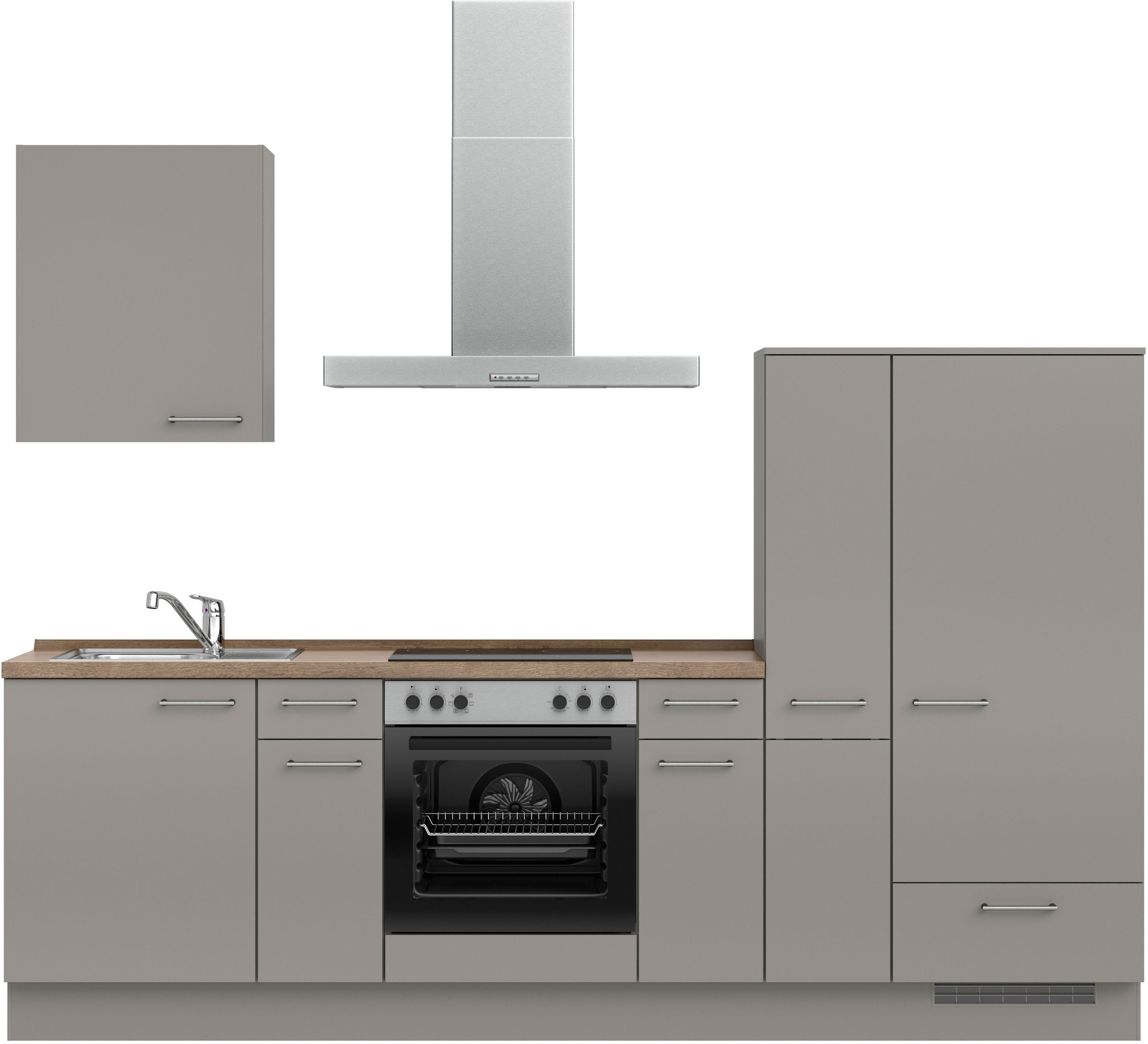 nobilia® Küchenzeile »"Laser I", Ausrichtung wählbar, Breite 270 cm« vormon günstig online kaufen