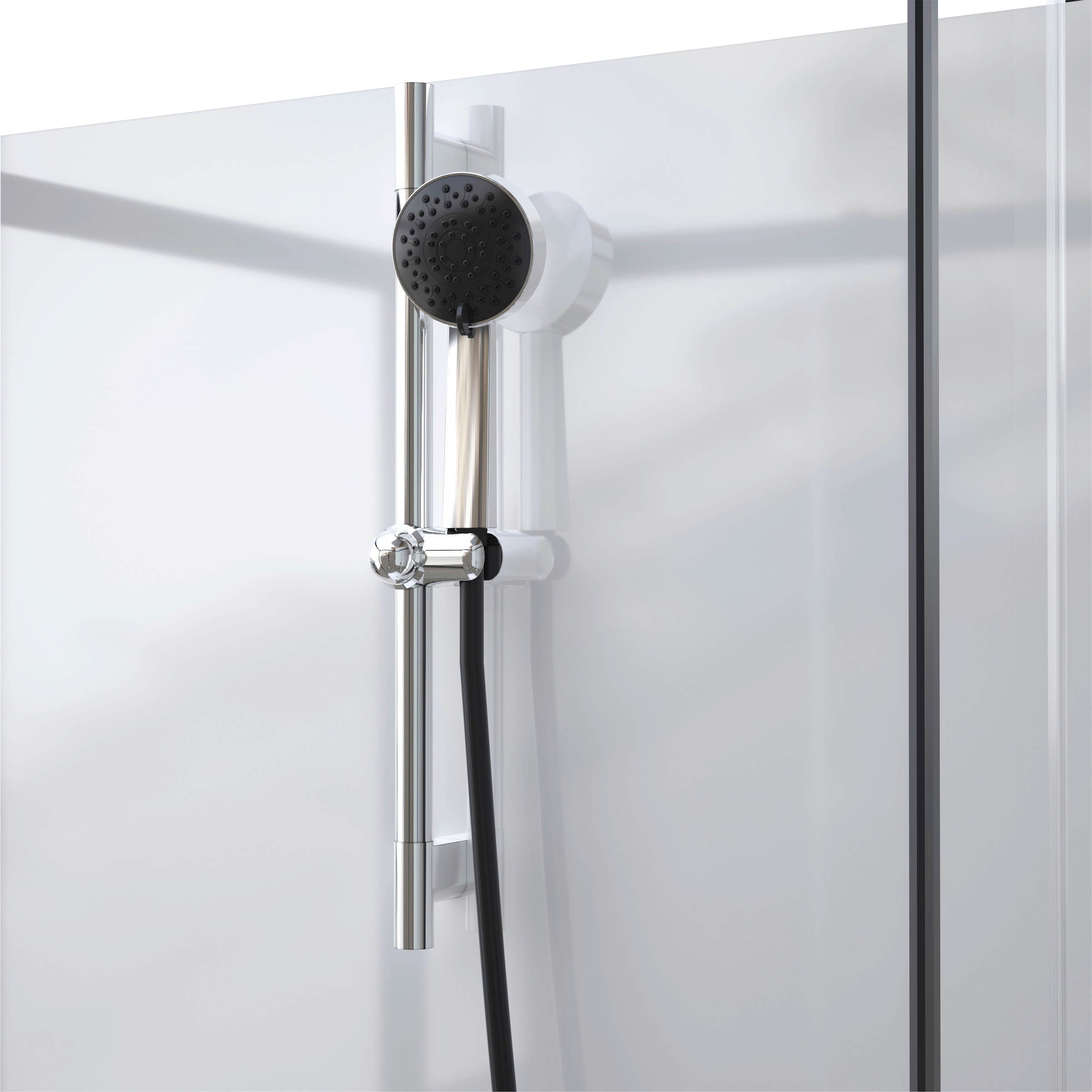 Marwell Komplettdusche »Black and White«, inkl. Armaturen