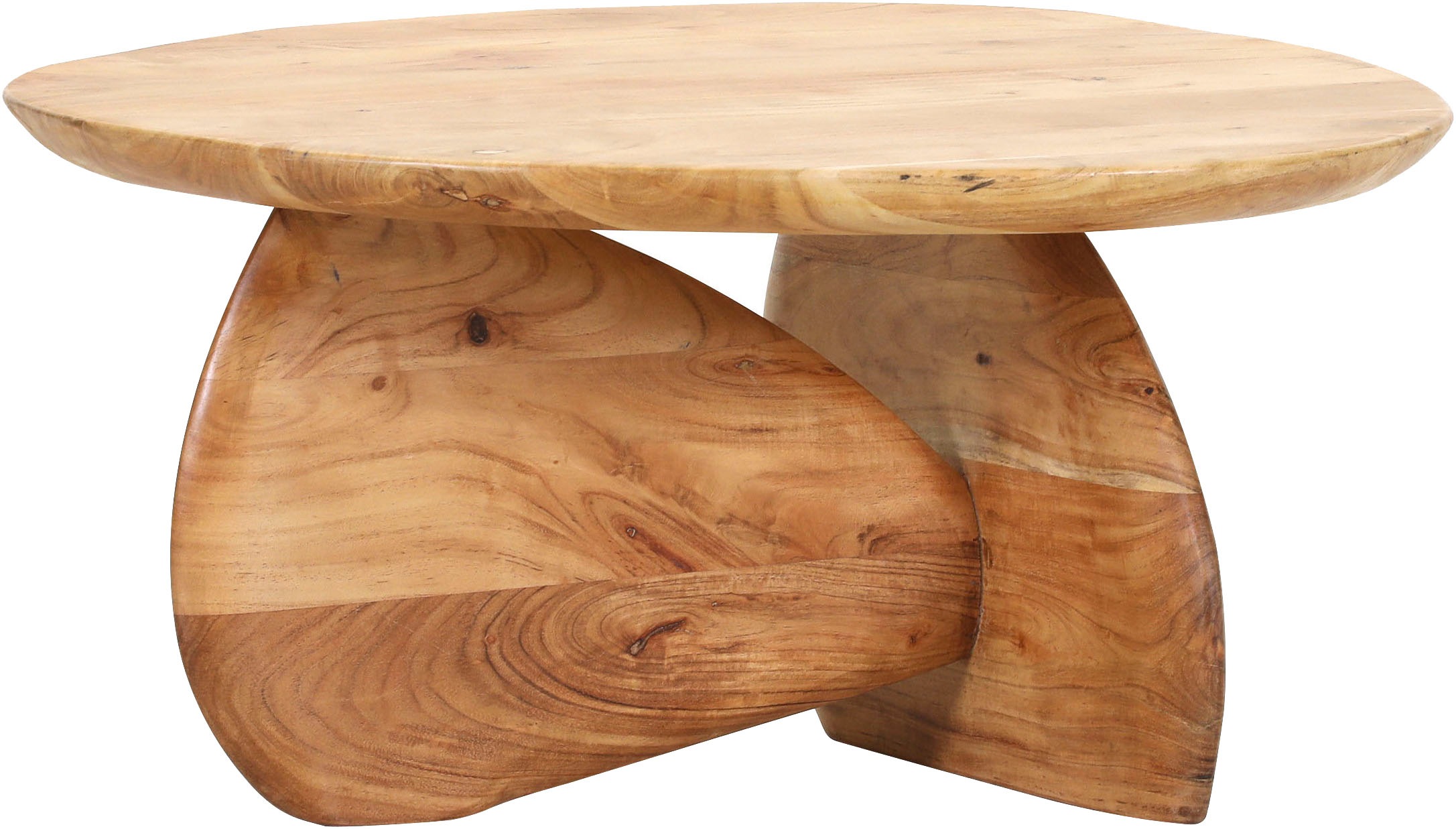 Couchtisch, natur + natur + natur B/H/T: 68 cm x 35 cm x 70 cm