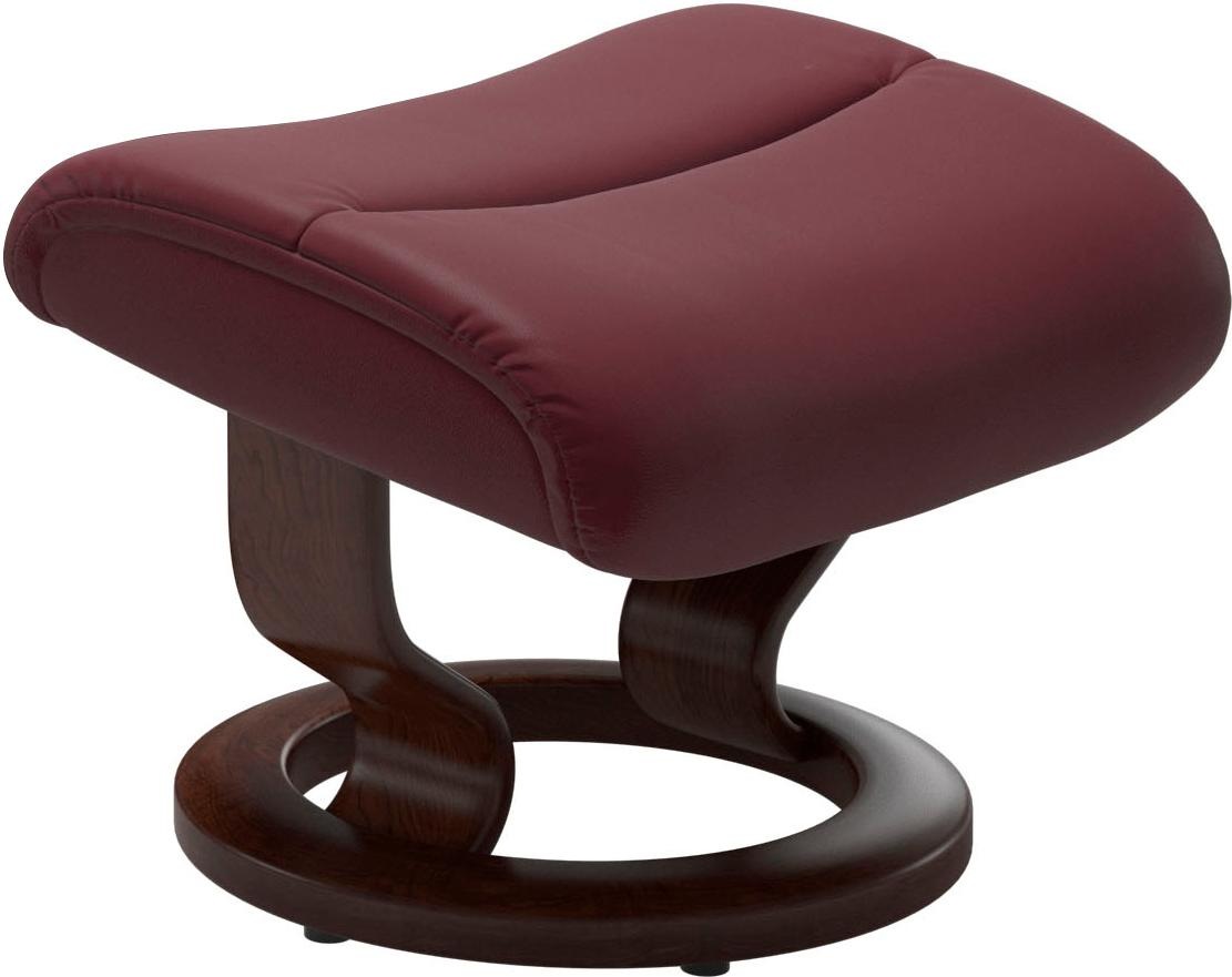 Stressless® Relaxsessel »View«, (Set, Relaxsessel mit Hocker), mit Classic Base, Größe M,Gestell Braun