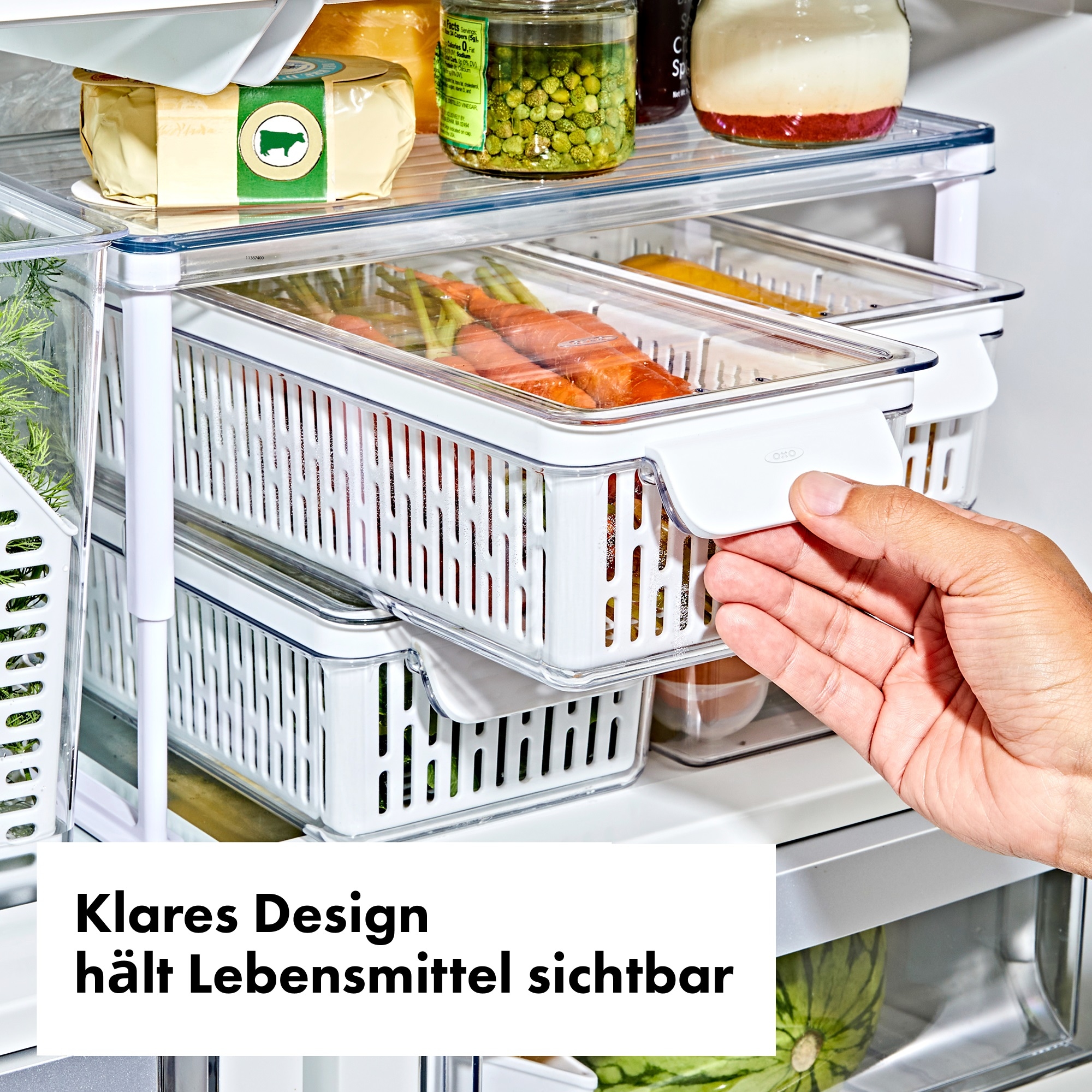 OXO Good Grips Aufbewahrungsbox »OXO Obst und Gemüseaufbewahrung - Langebehälter«