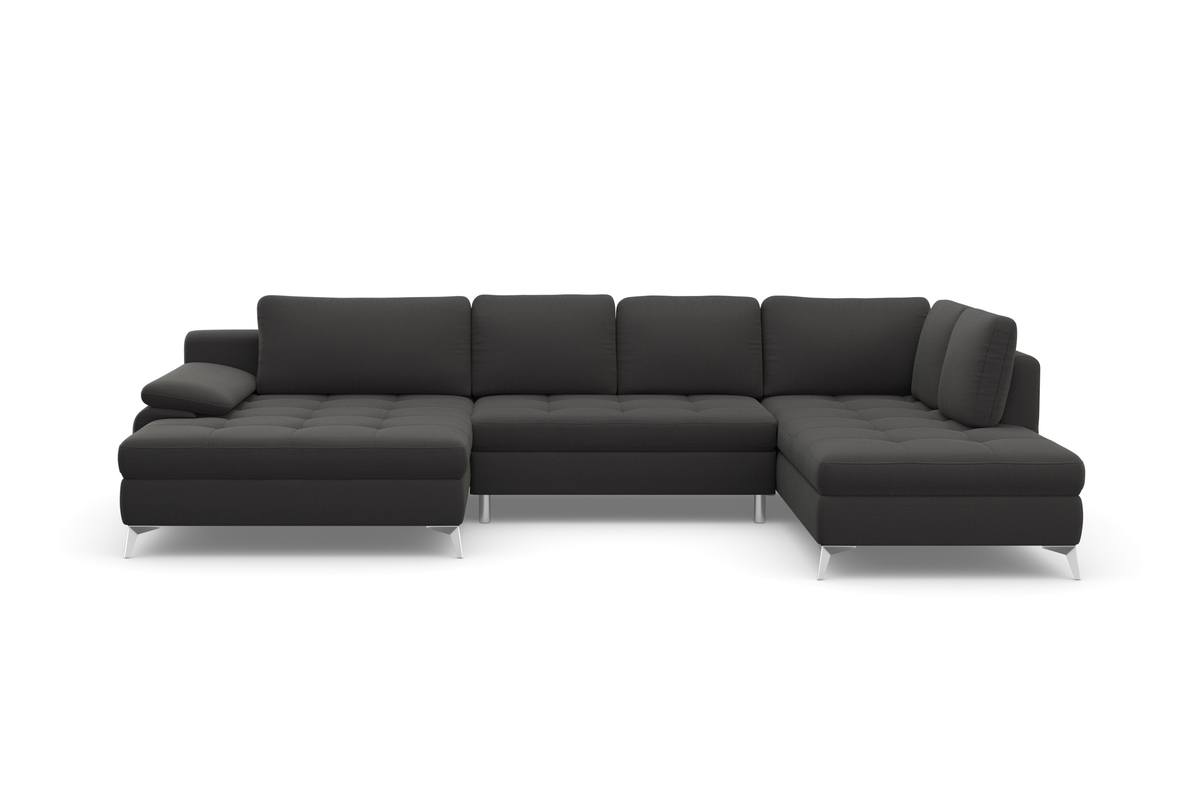 sit&more Wohnlandschaft »Latigo U-Form«, mit Mega-Recamiere, wahlweise mit Bettfunktion und Bettkasten