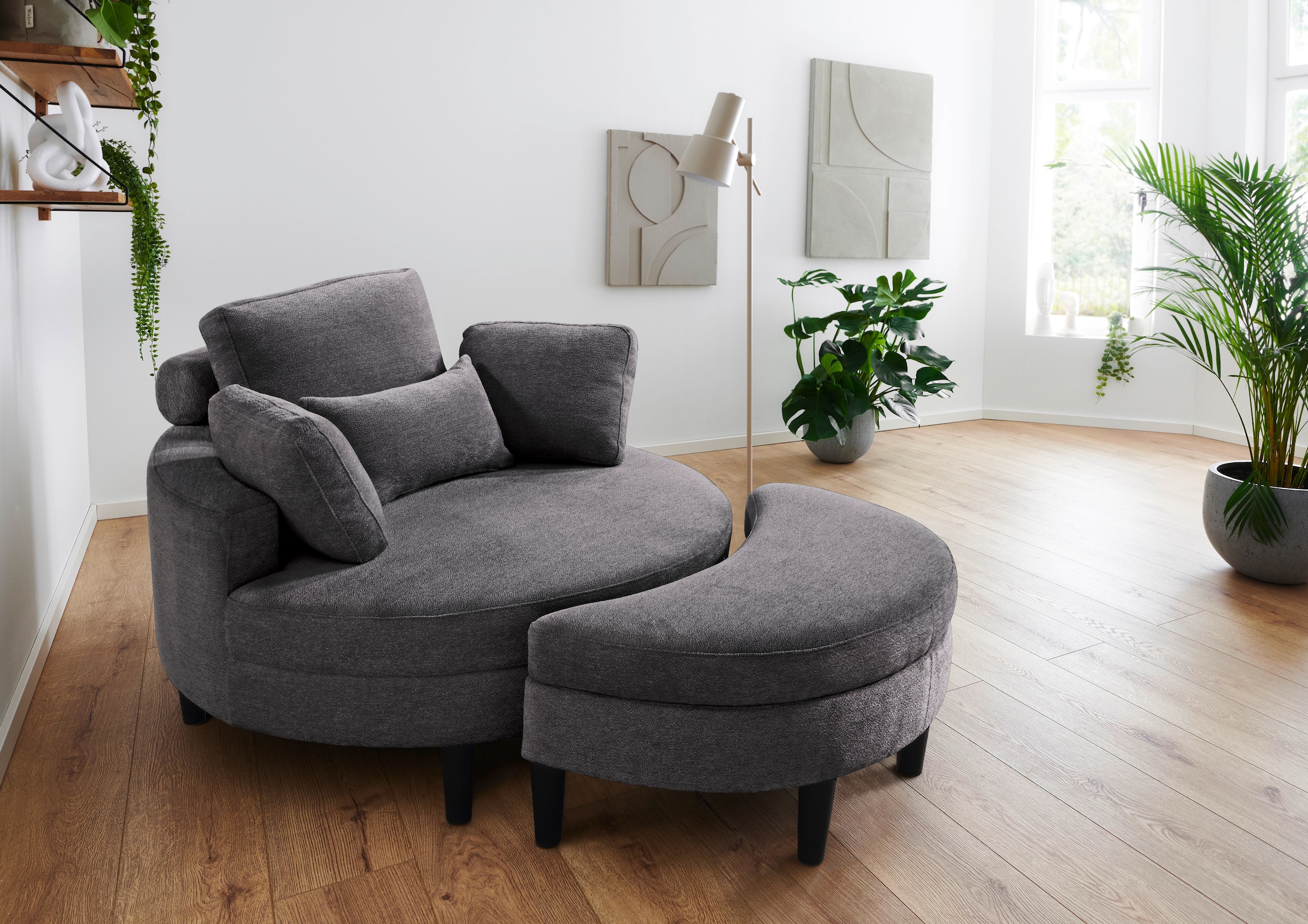 ATLANTIC home collection Loveseat »Ravi, B: 114 cm« XXL- Sessel, mit Staura günstig online kaufen
