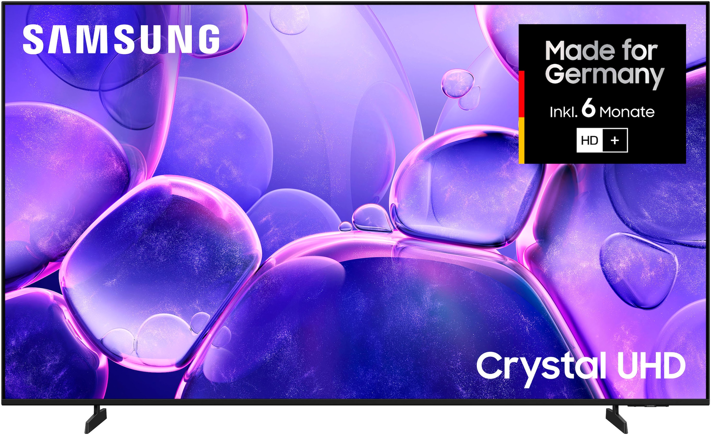 SAMSUNG LED-Fernseher »GU65U8079FU« 163 cm/65 ′′ Smart-TV Crystal UHD, Q-Symphony, Dolby Surround Sound, Triple Tuner, Smart-Hub schwarz Greife...