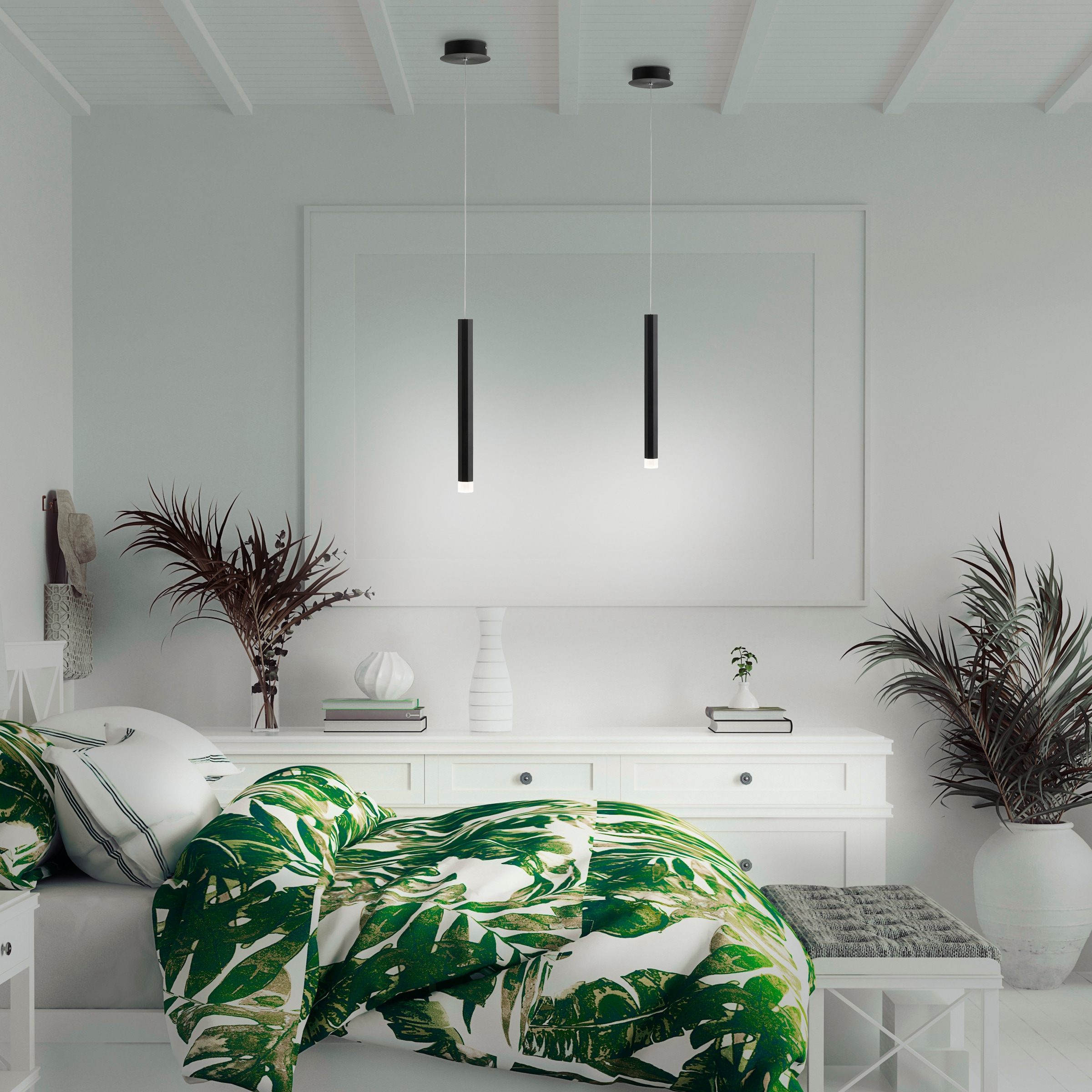 JUST LIGHT Pendelleuchte »BRUNO«, 1 flammig, Leuchtmittel LED-Board | LED fest integriert, LED