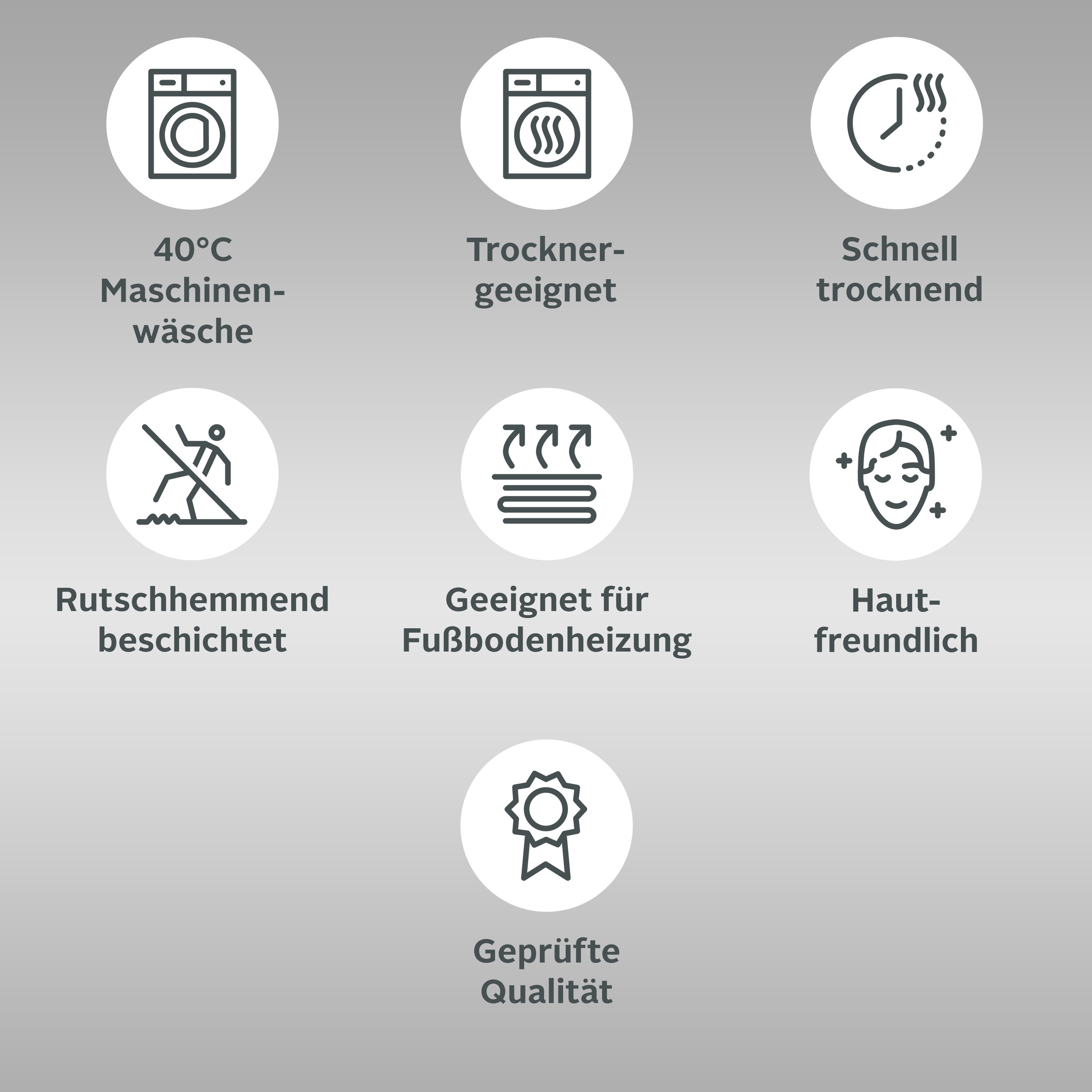 my home Badematte »Vanessa, Badvorleger, Badezimmer Teppich«, rutschhemmend günstig online kaufen