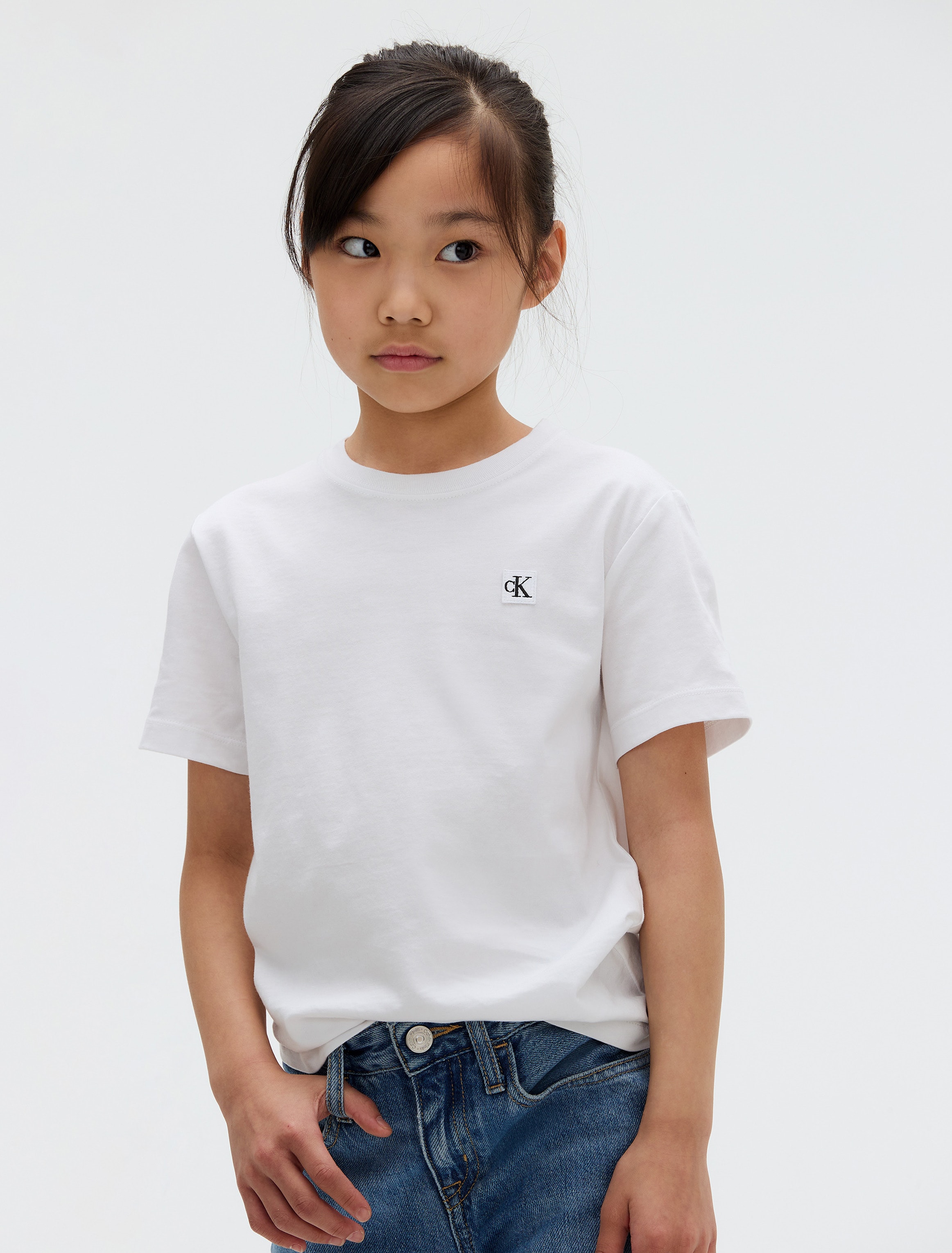 Calvin Klein Jeans T-Shirt »MONOGRAM MINI BADGE T-SHIRT« für Kinder bis 16 Jahre