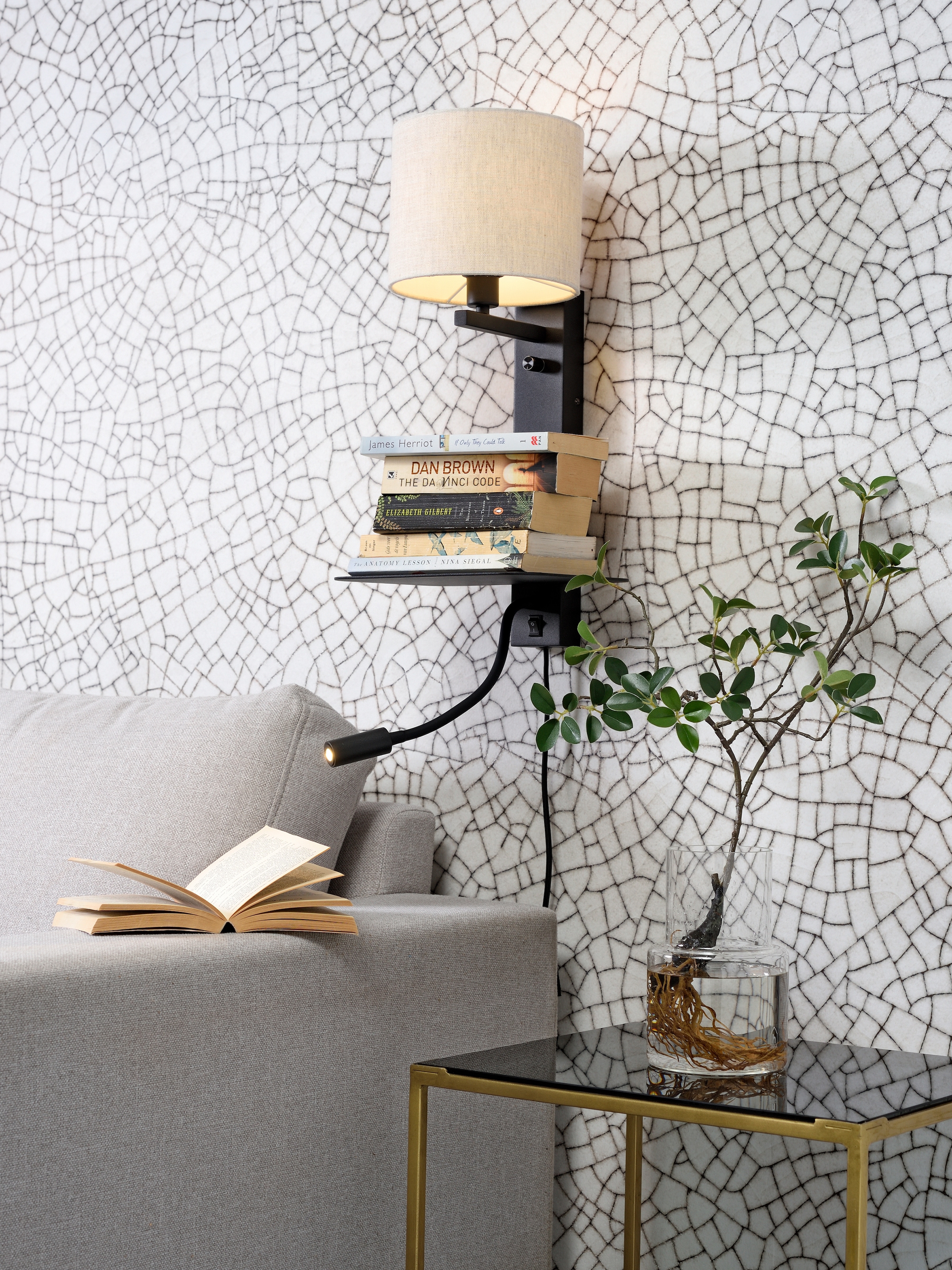 it's About RoMi Wandleuchte »Florence«, 1 flammig, Leuchtmittel E14 | LED wechselbar