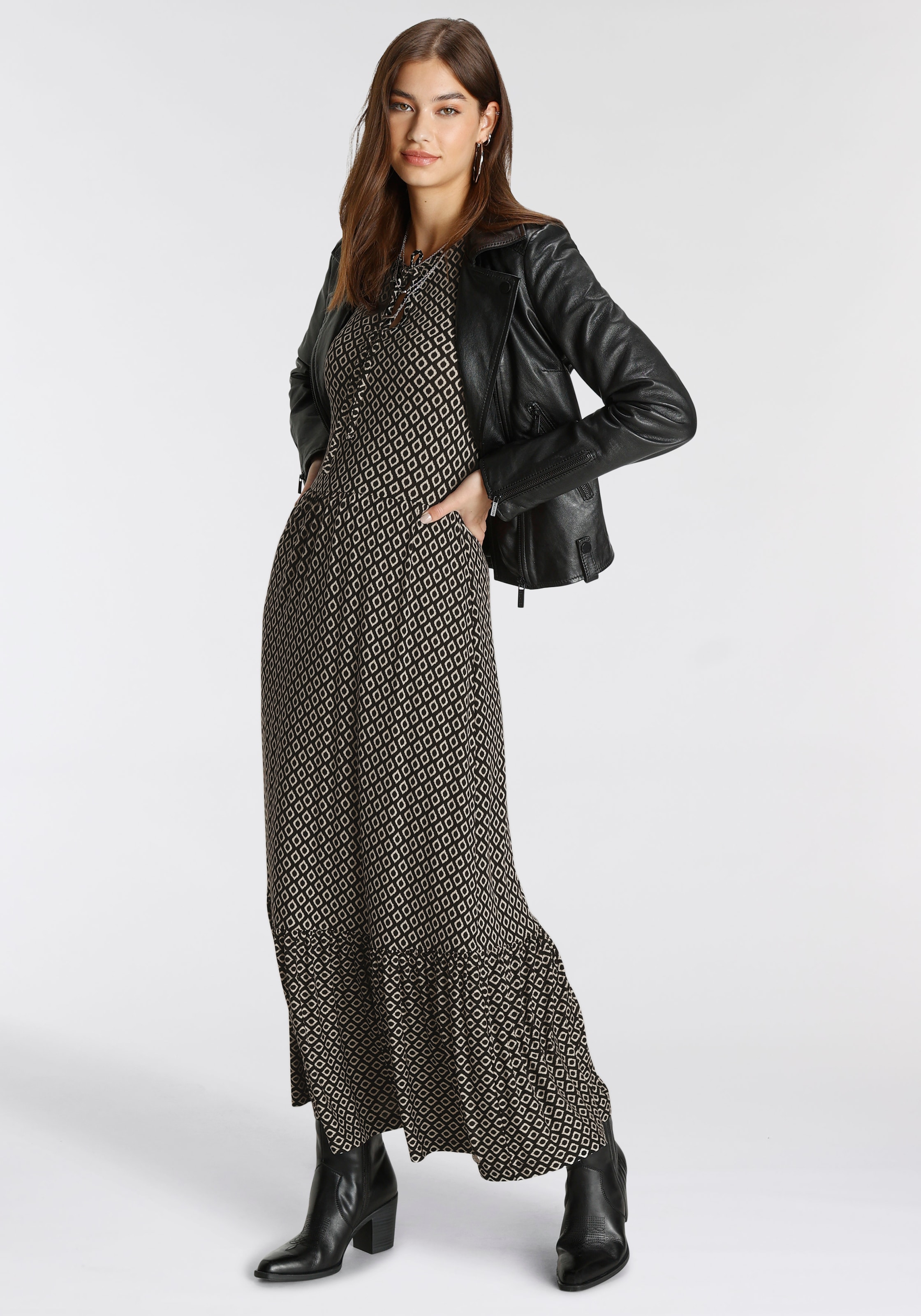 Tamaris Midikleid, aus bequemem Jersey