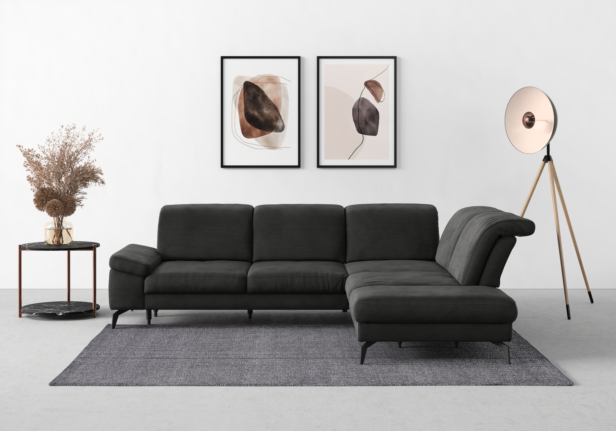 sit&more Ecksofa »Cabana L-Form«, Ottomane, wahlweise mit Sitztiefen-,Armle günstig online kaufen