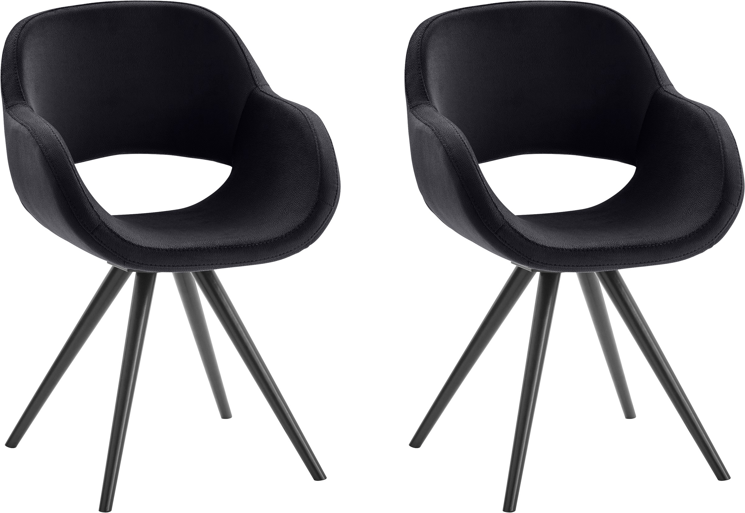 INOSIGN Armlehnstuhl »Aurora« (Set) 2 Stk.Gestell aus Massivholz Buche in s günstig online kaufen