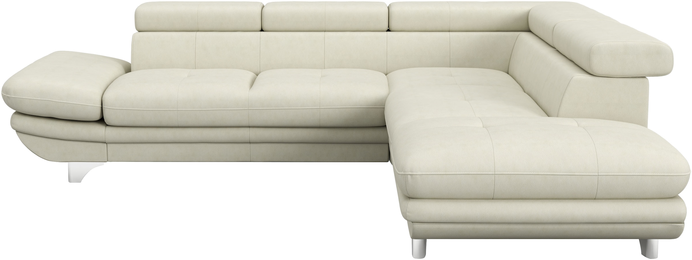 COTTA Ecksofa »Enterprise L-Form«, mit Arm- & Kopfteilverstellung, wahlweise mit Bettfunktion