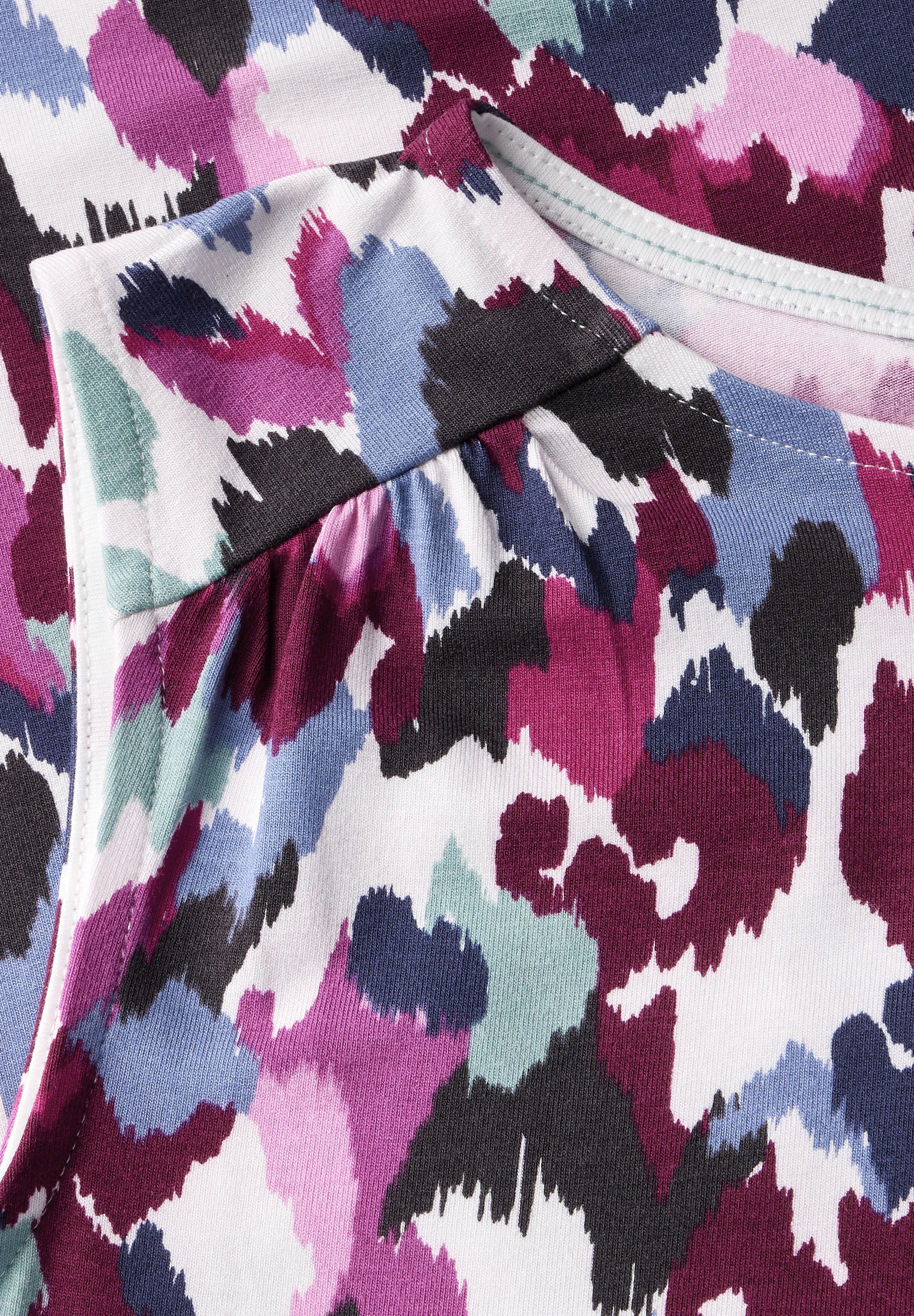 Cecil Shirttop, mit breiten Trägern und grafischem Muster
