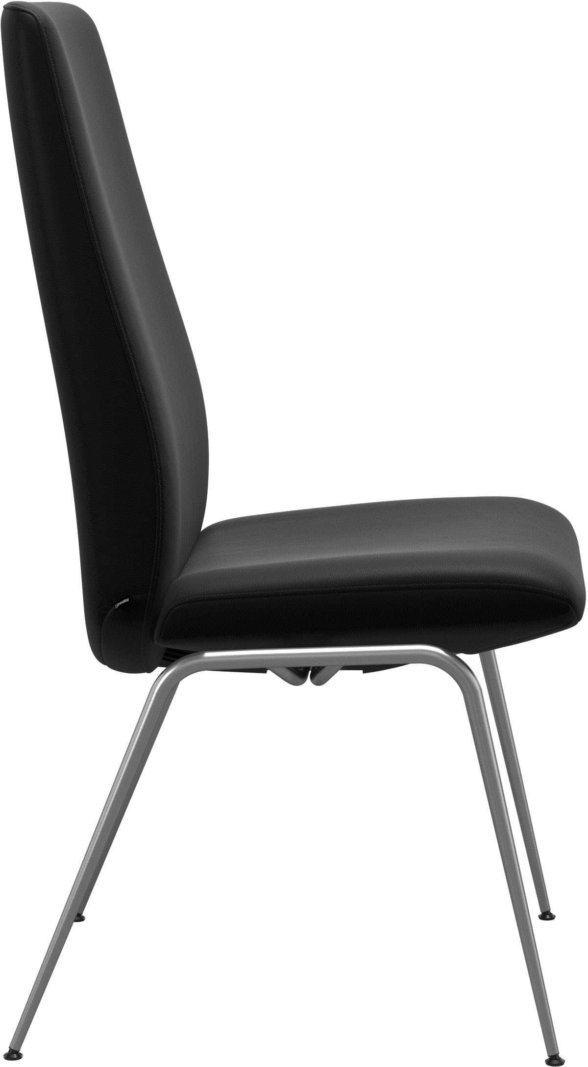 Stressless® Polsterstuhl »Laurel«, Leder BATICK, High Back, Größe L, mit Beinen aus Stahl in Schwarz matt