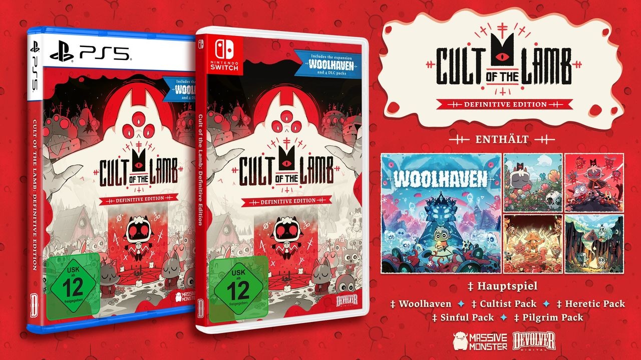Devolver Digital Spielesoftware »Cult of the Lamb Definitive Edition« PlayStation 5
