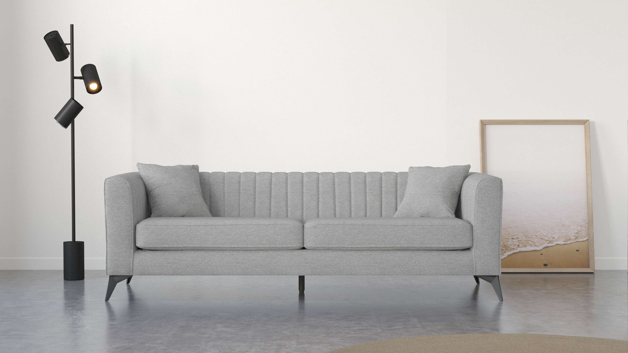 Home affaire 4-Sitzer »MATTHEW elegantes Designsofa, Maße B/T/H: 231/86/74 günstig online kaufen