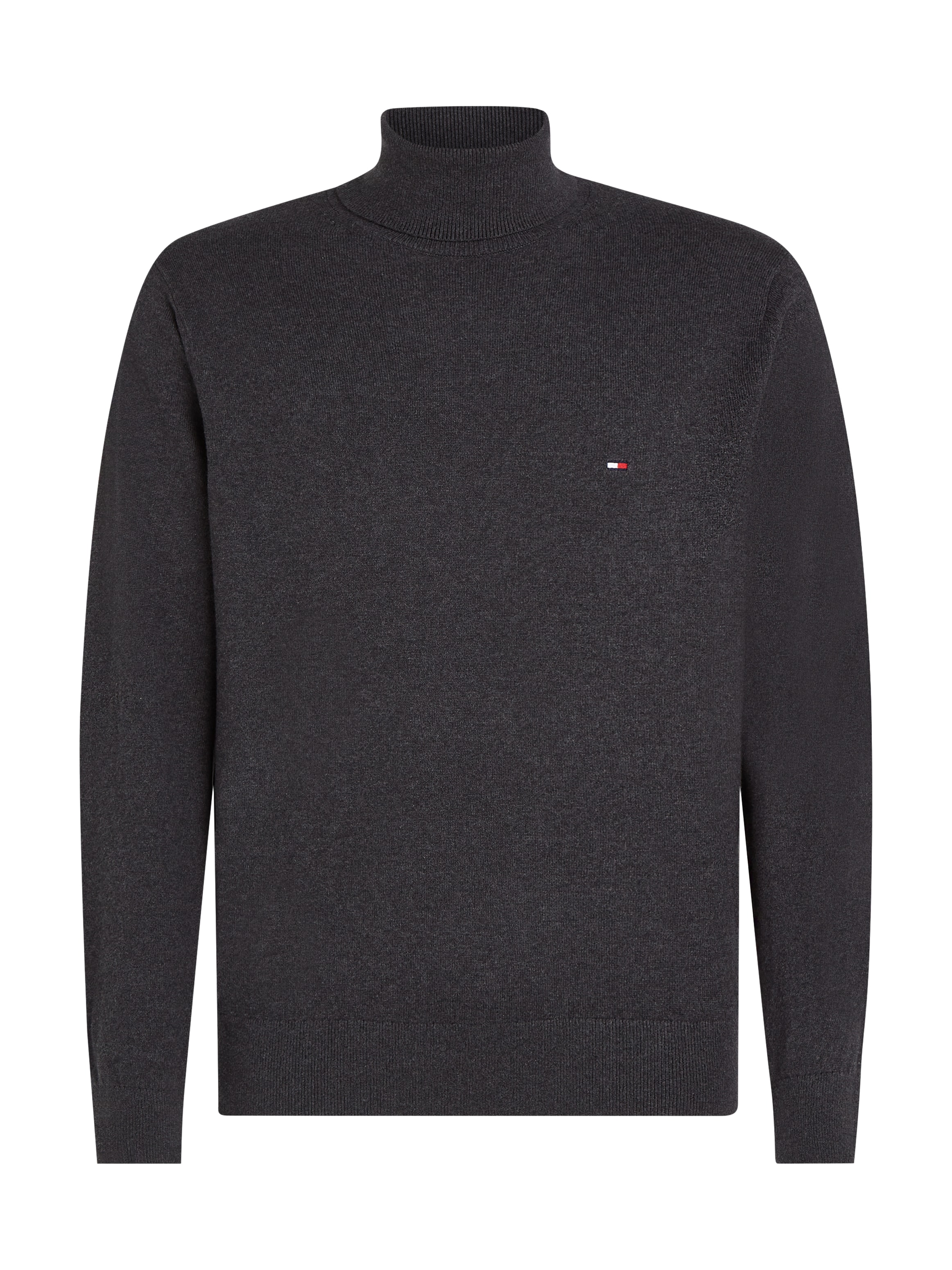 Tommy Hilfiger Rollkragenpullover »PIMA ORG CTN CASHMERE ROLL NECK«