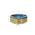 Karibu Pool »MADRID V1«, BxLxH: 400x400x124 cm