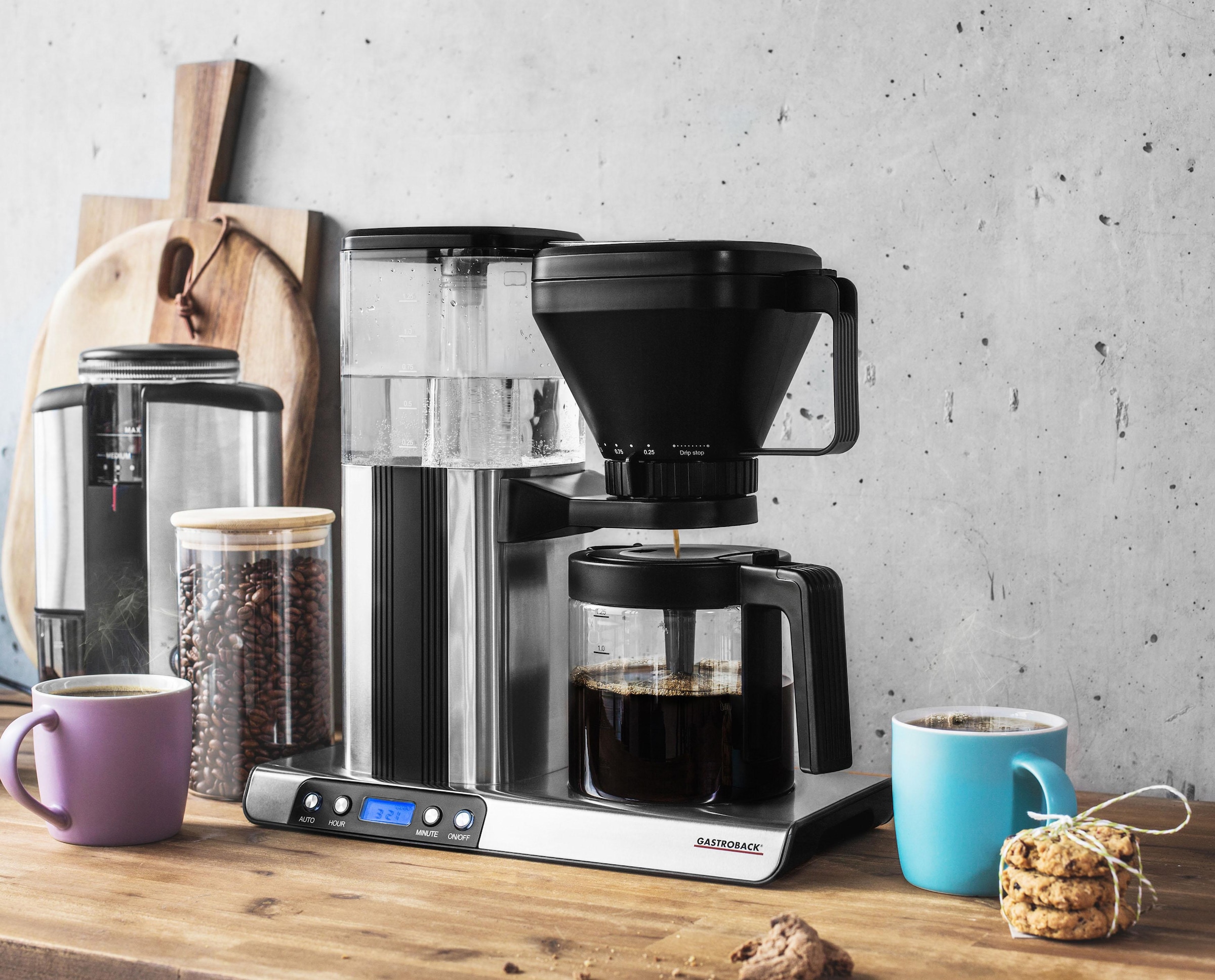 Gastroback Filterkaffeemaschine »Design Brew Advanced 42706«, Papierfilter, 1x4