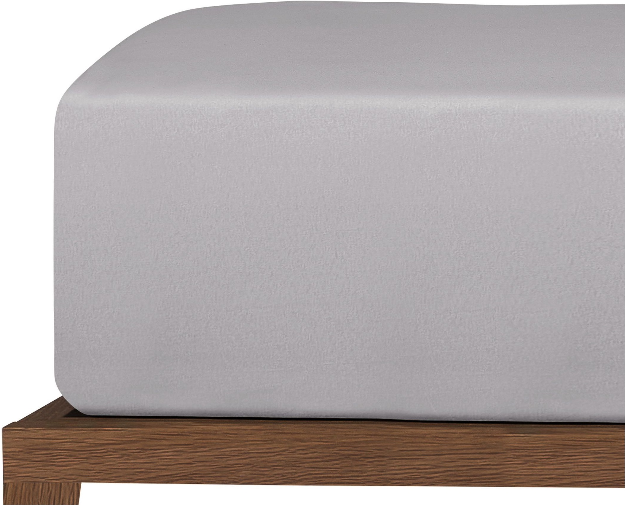 uncover by SCHIESSER Spannbettlaken »New Jersey aus 100% Baumwolle« OEKO-TEX® MADE IN GREEN