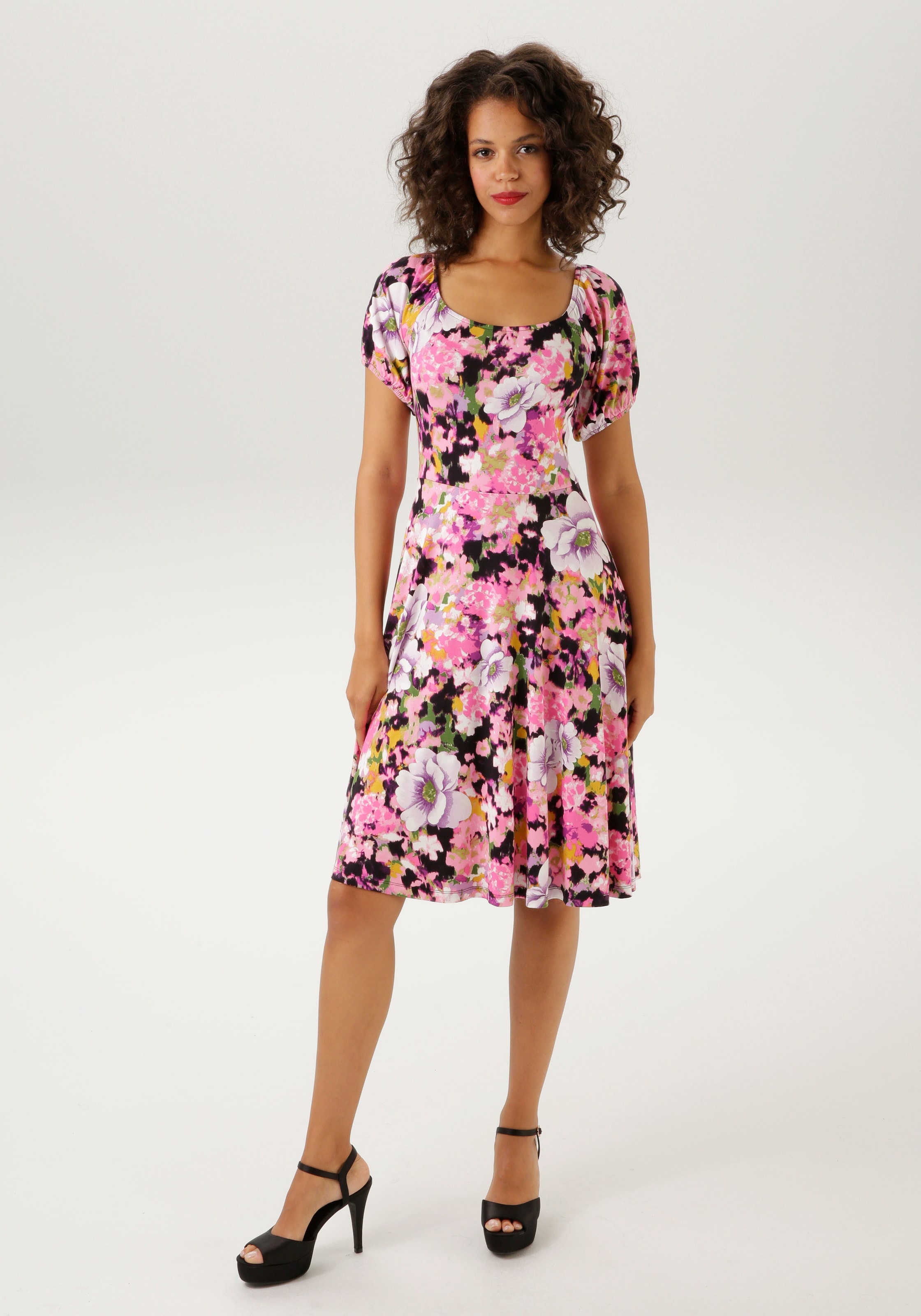 Saint Tropez Sommerkleid »EdaSZ Dress«, mit Volant und 3/4 Ärmel online  bestellen
