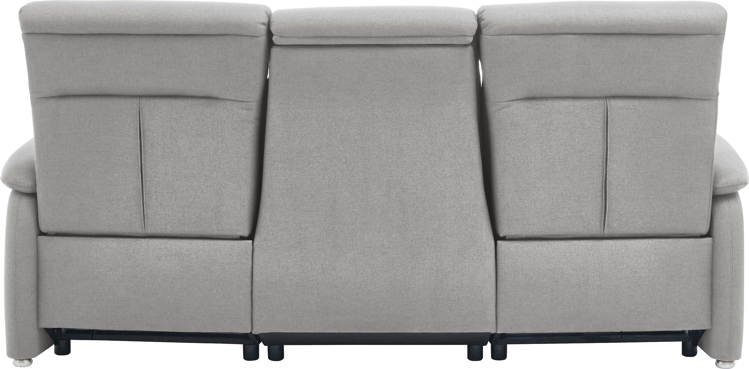 Home affaire 3-Sitzer »Turin mit Steckdose und USB-Port auch in Easy care-Bezug«, 2 x vollmotorische Relaxfunktion, herunterklappbarer Tisch
