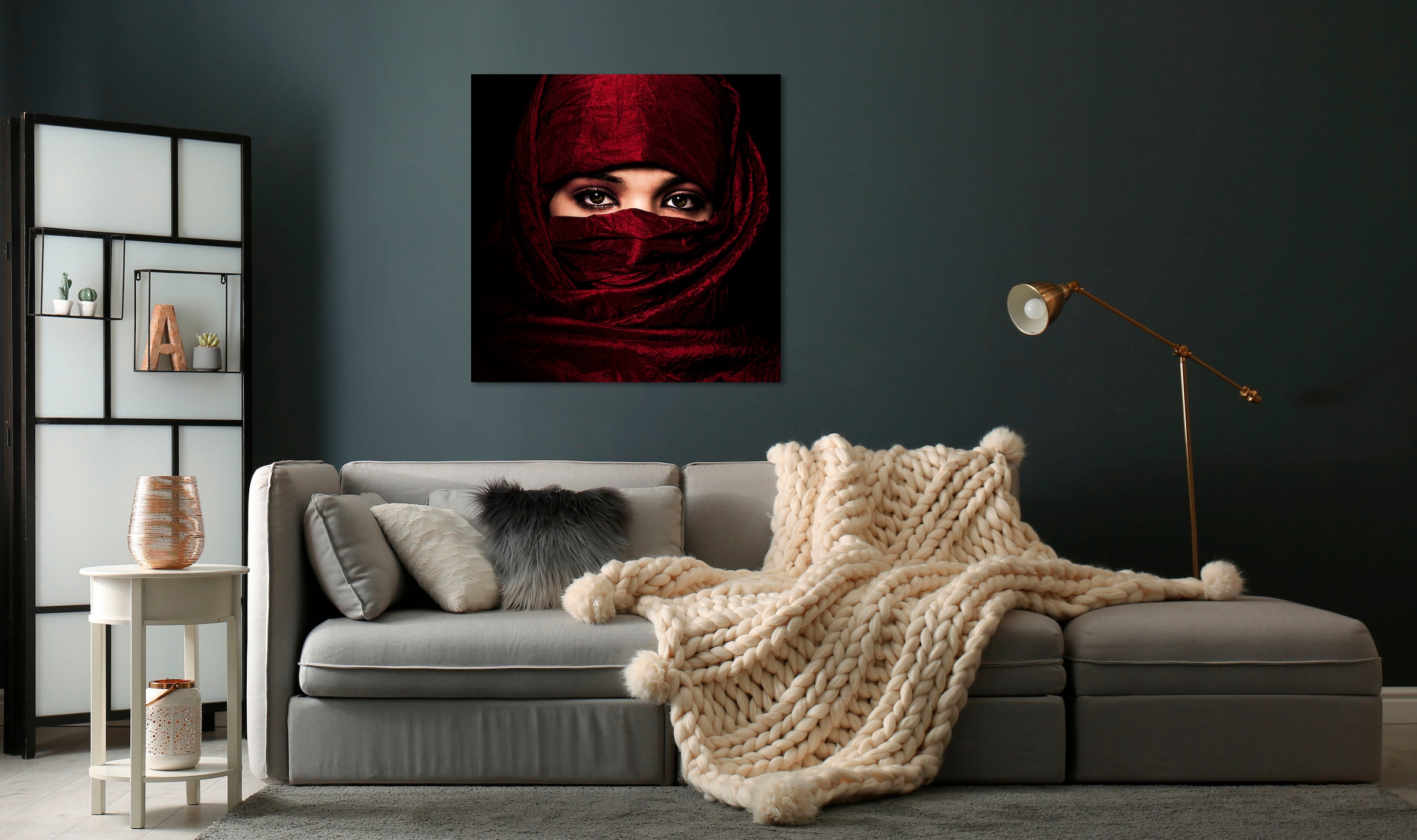 queence Acrylglasbild »Elof«, Gesicht-Religion-Kunst-Frau-Bilder von Frauen günstig online kaufen