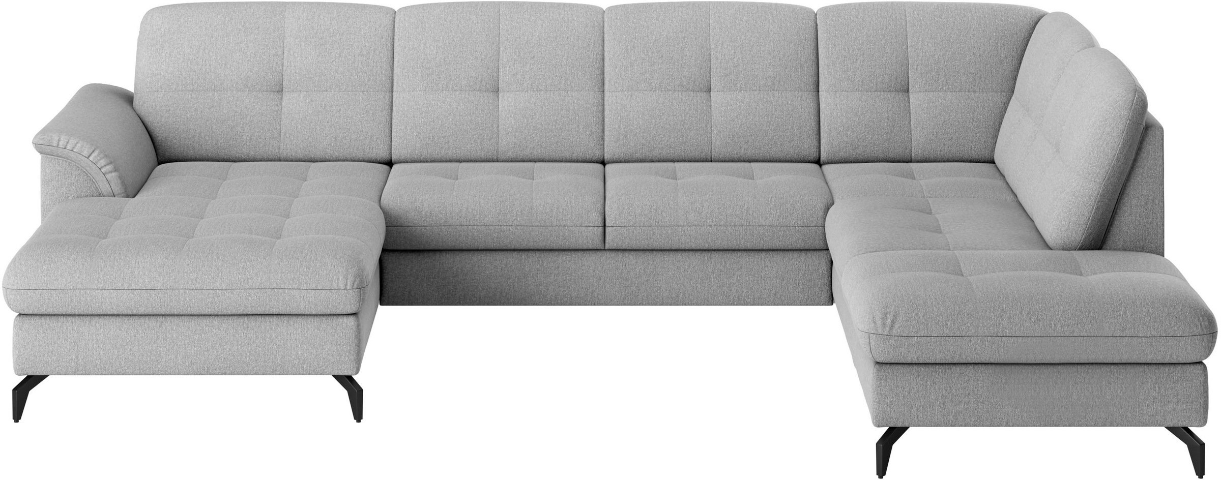 sit&more Wohnlandschaft »Zora U-Form«, wahlweise mit Bettfunktion und Bettkasten