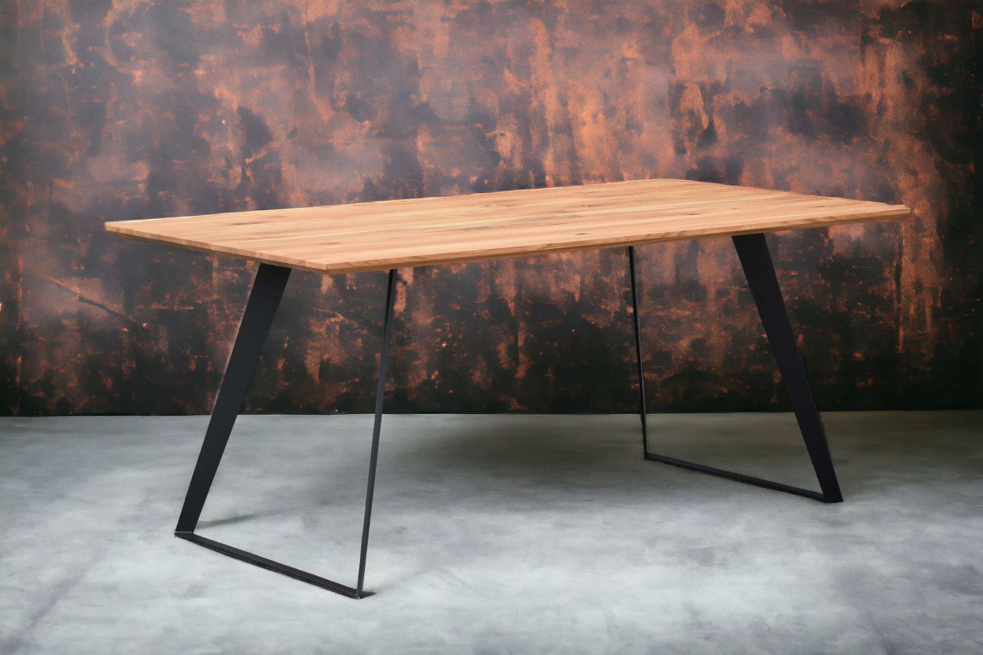 Home affaire Esstisch »Talwiese Küchentisch, U-Form Metallgestell, Wildeich günstig online kaufen