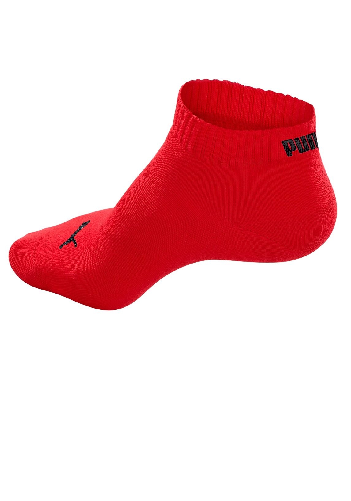 PUMA Kurzsocken, (3 Paar), Atmungsaktiv, Rippenbündchen, weiche Baumwollmischung
