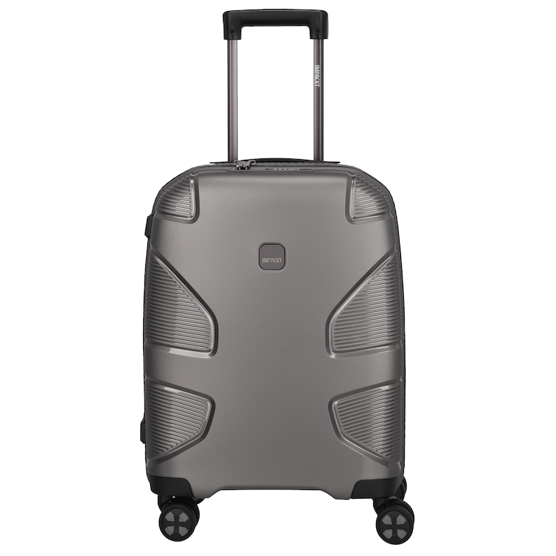 IMPACKT Hartschalen-Trolley »IP1, verschiedene Größen und Farben« 38 l 4 Rollen Hartschalen-Koffer vegan Koffer Reisegepäck USB-Port TSA...