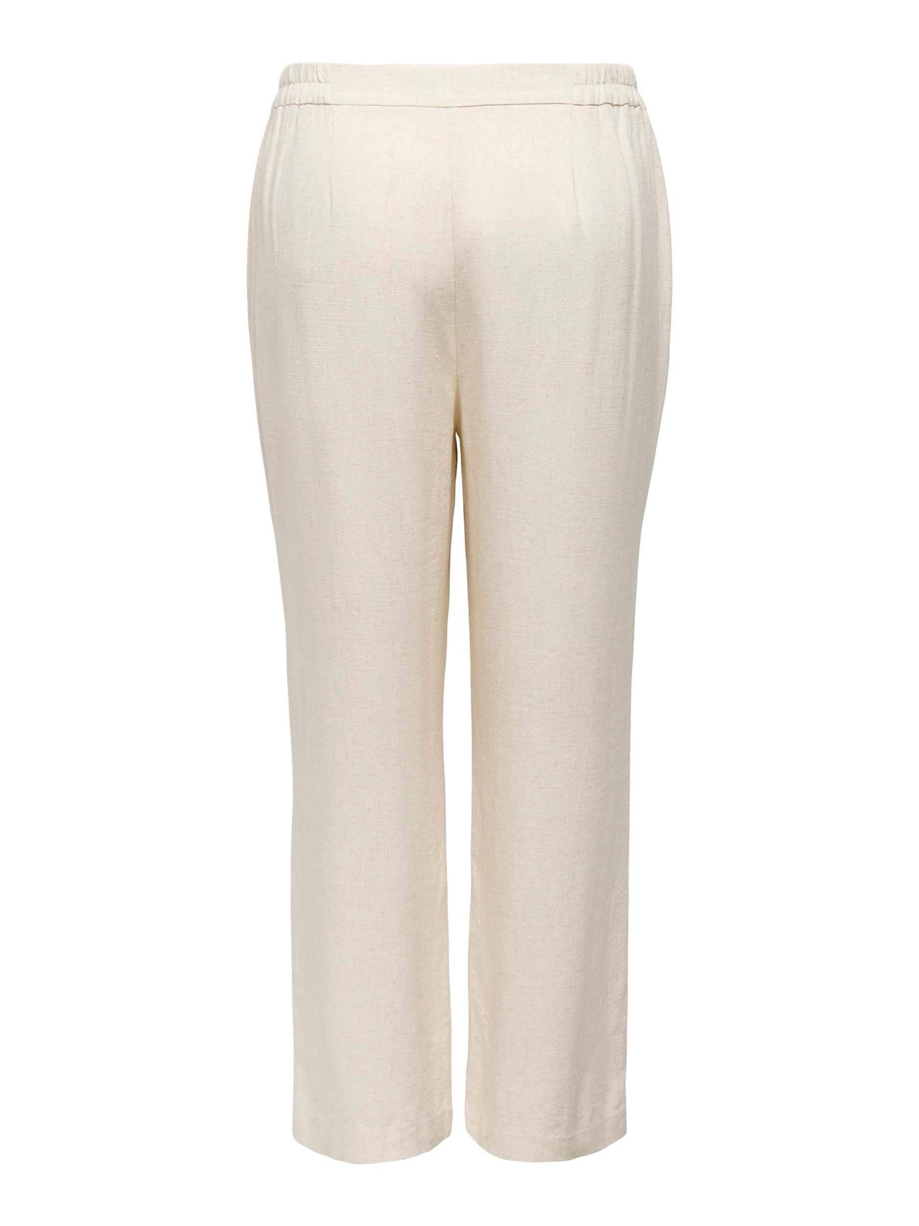 ONLY CARMAKOMA Anzughose »CARAGNES MW LINEN BL MEL PANT TLR«
