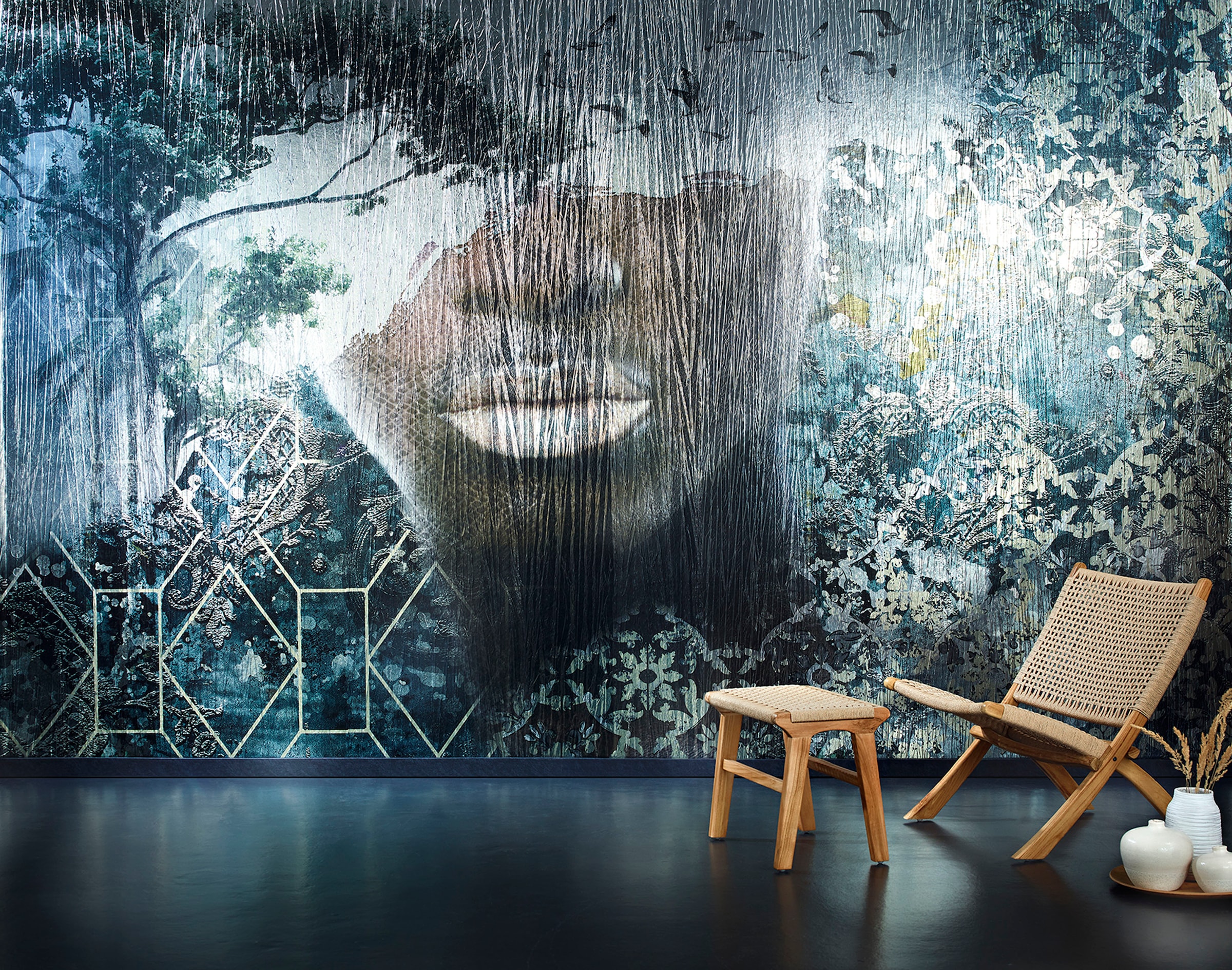 Marburg Fototapete »Papis«, 3D-Optik-Kunst, 3D moderne Tapete für Wohnzimme günstig online kaufen