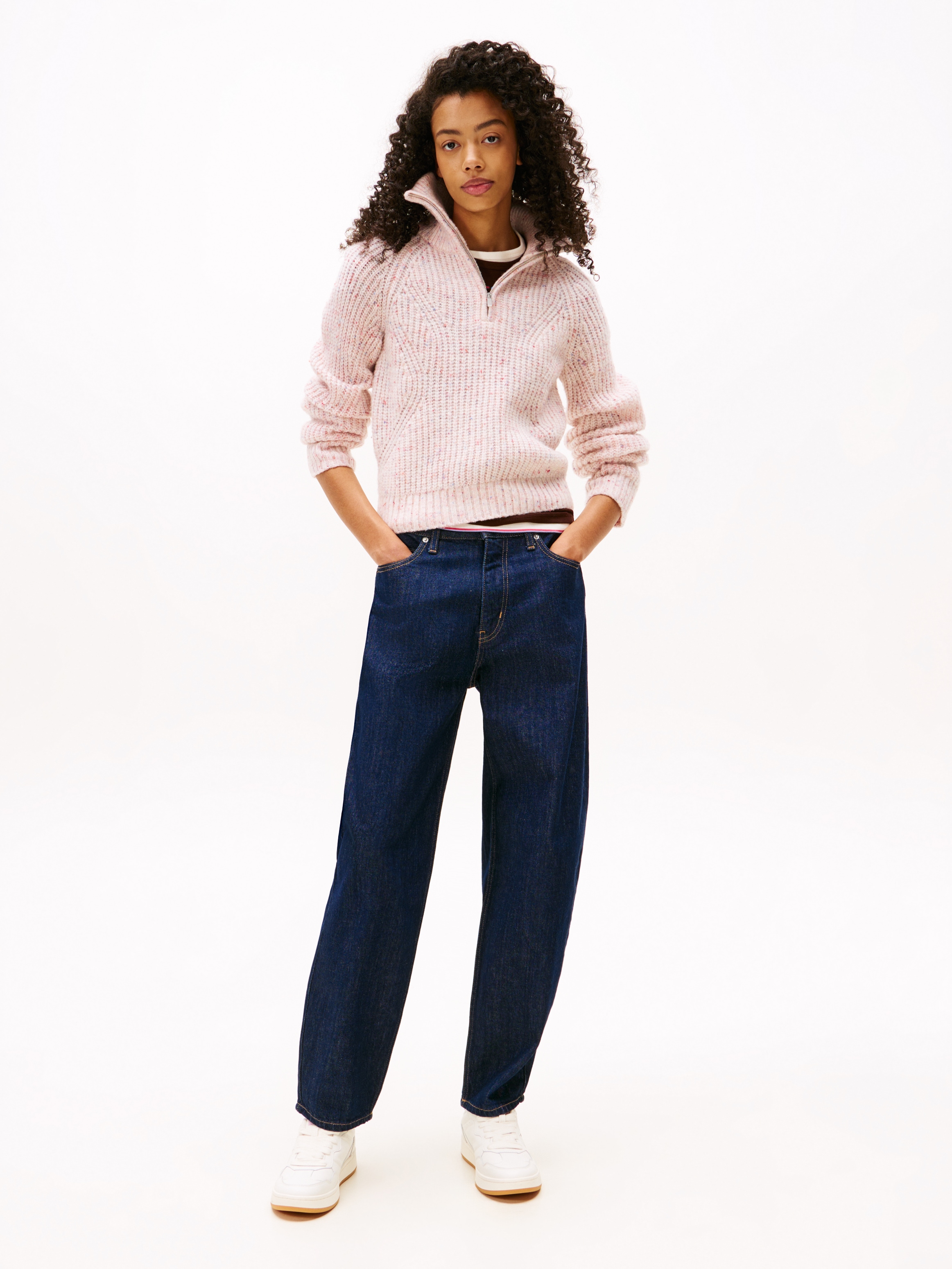 Tommy Jeans Troyer »TJW NEP 1/4 ZIP SWEATER«