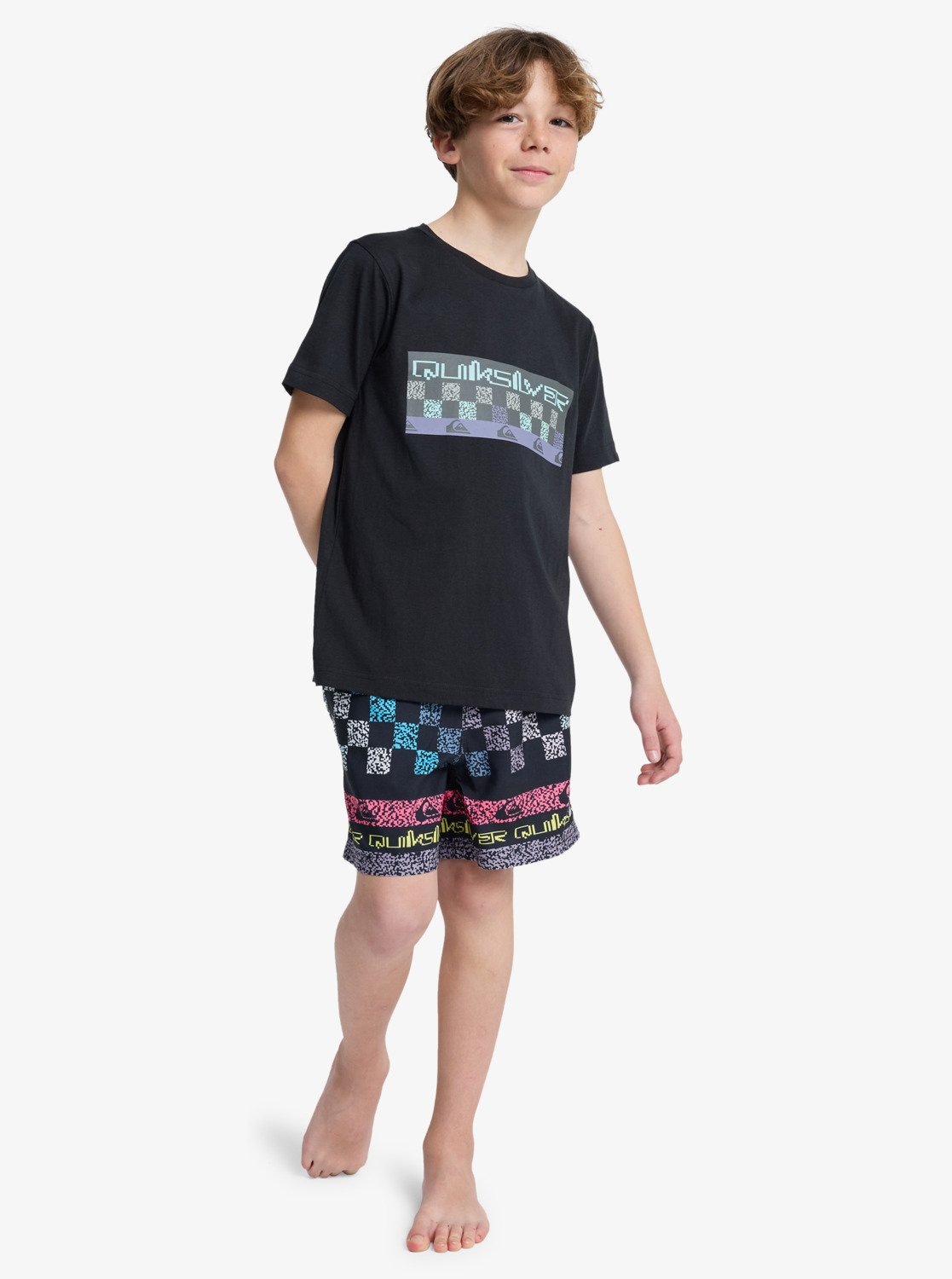 Quiksilver T-Shirt »NEXT GEN SHORT SLEEVE« Kurzarm-Design, für Kinder von 10 bis 16 Jahren, aus Baumwolle